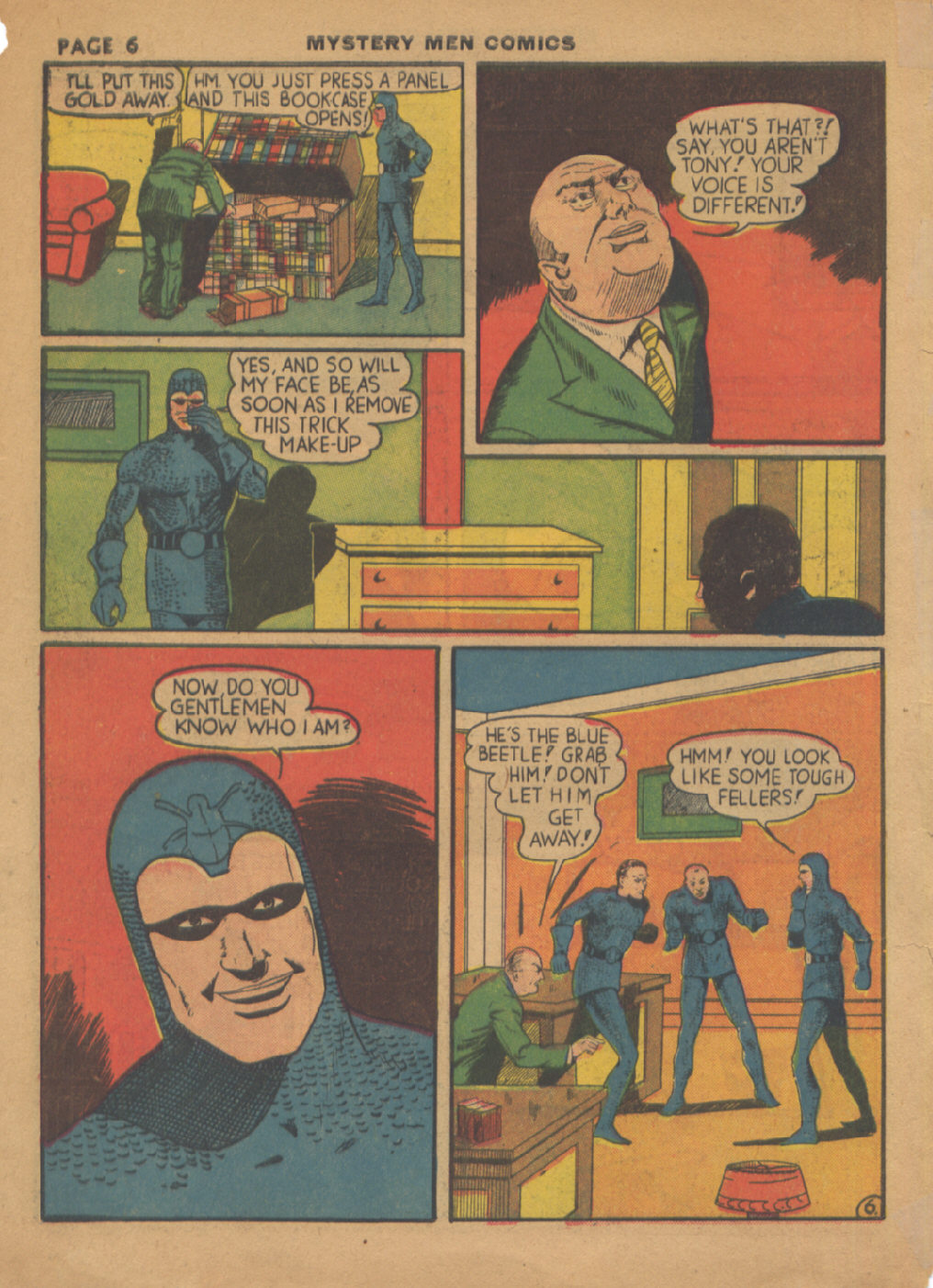 Read online Mystery Men Comics comic -  Issue #7 - 8
