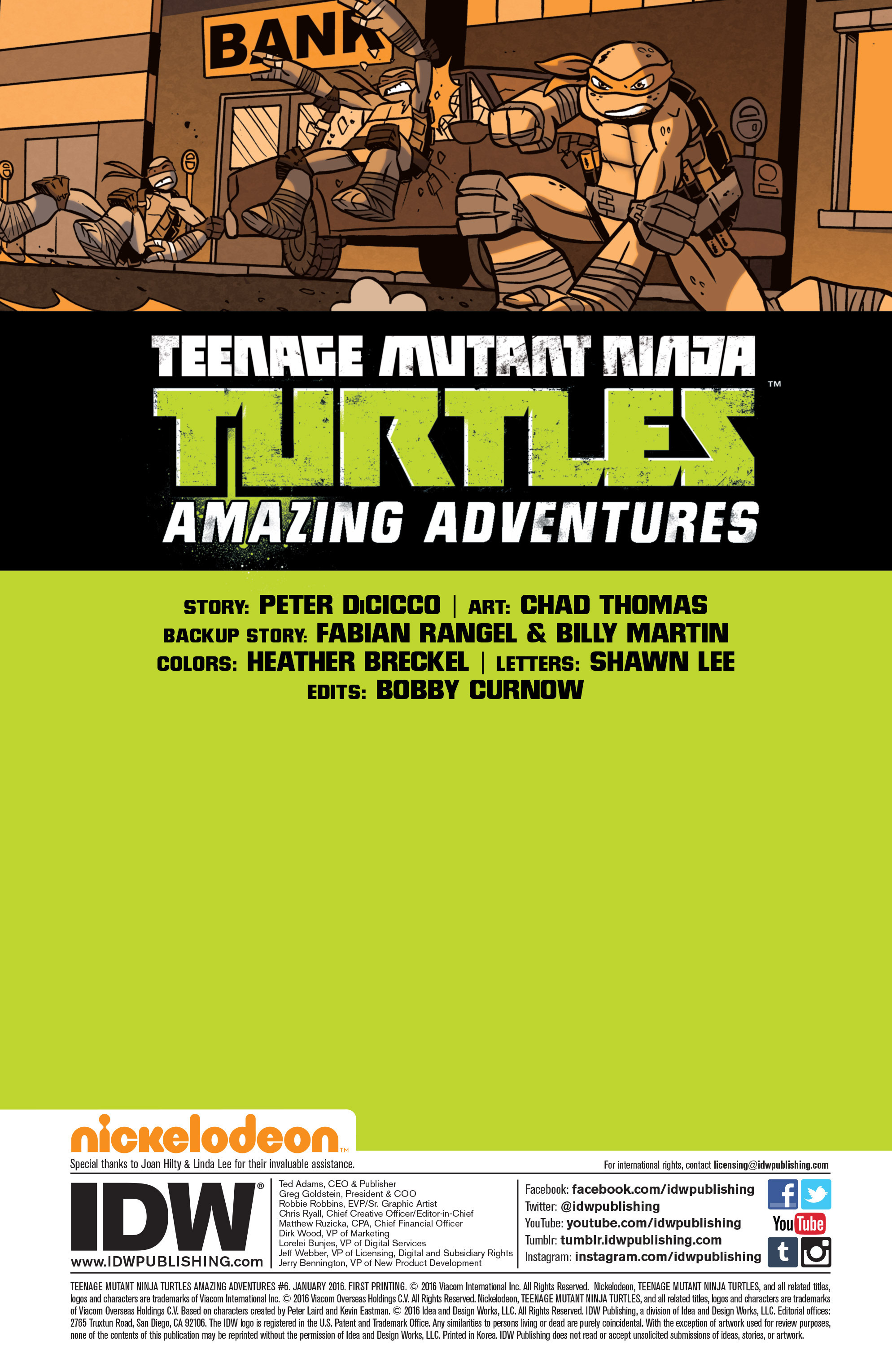 Read online Teenage Mutant Ninja Turtles Amazing Adventures comic -  Issue #6 - 2