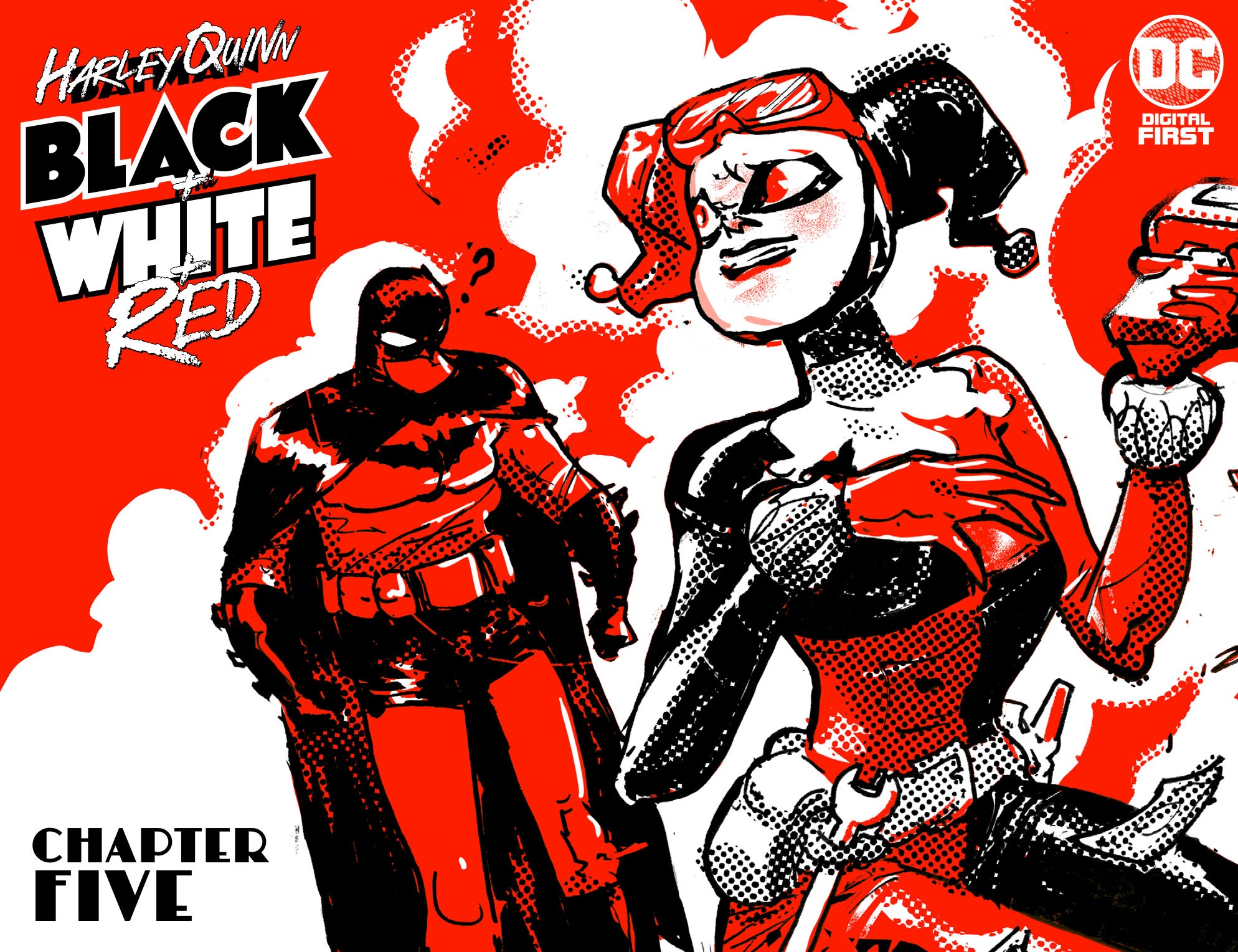 Read online Harley Quinn Black   White   Red comic -  Issue #5 - 1