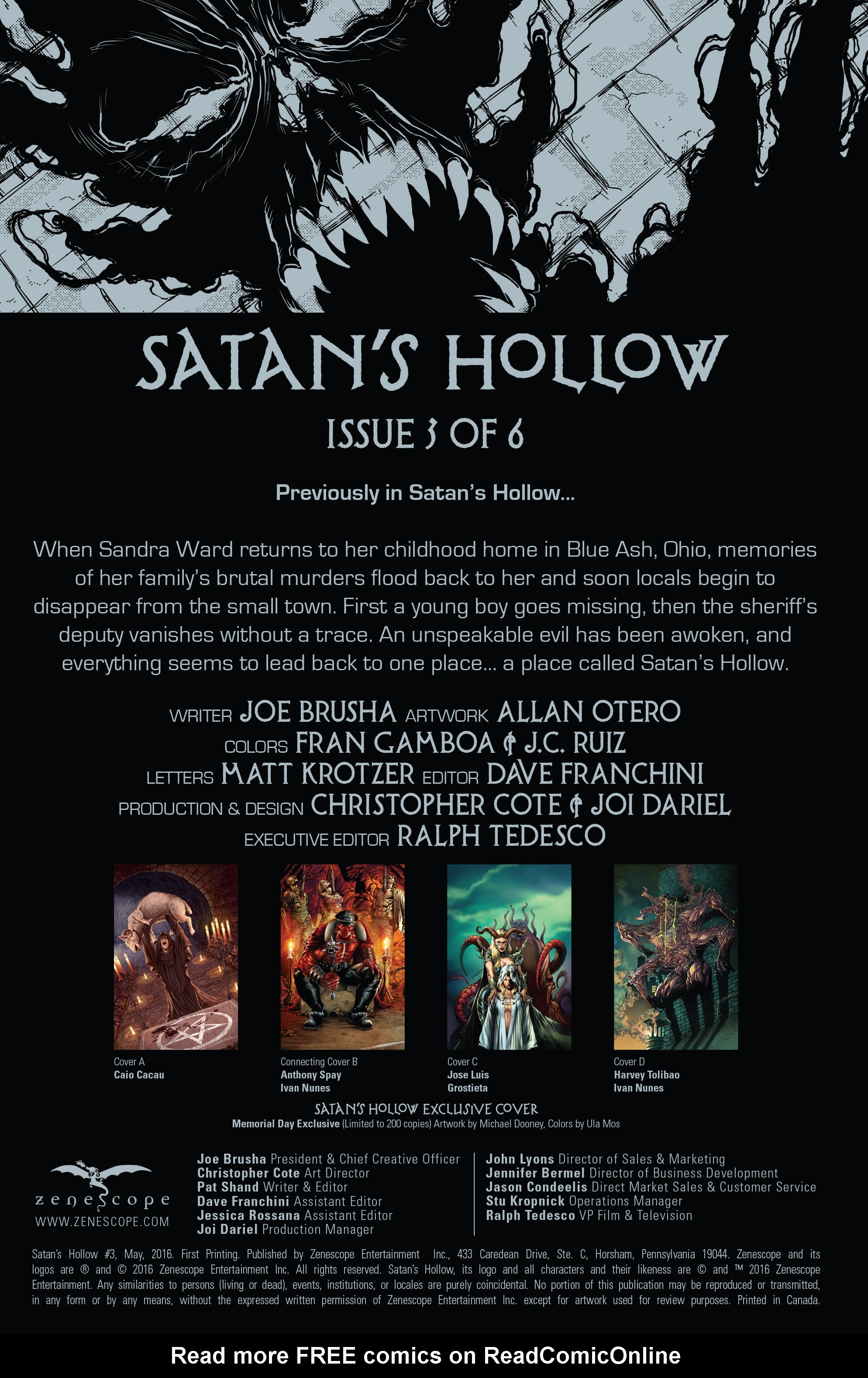 Read online Satan's Hollow comic -  Issue #3 - 3