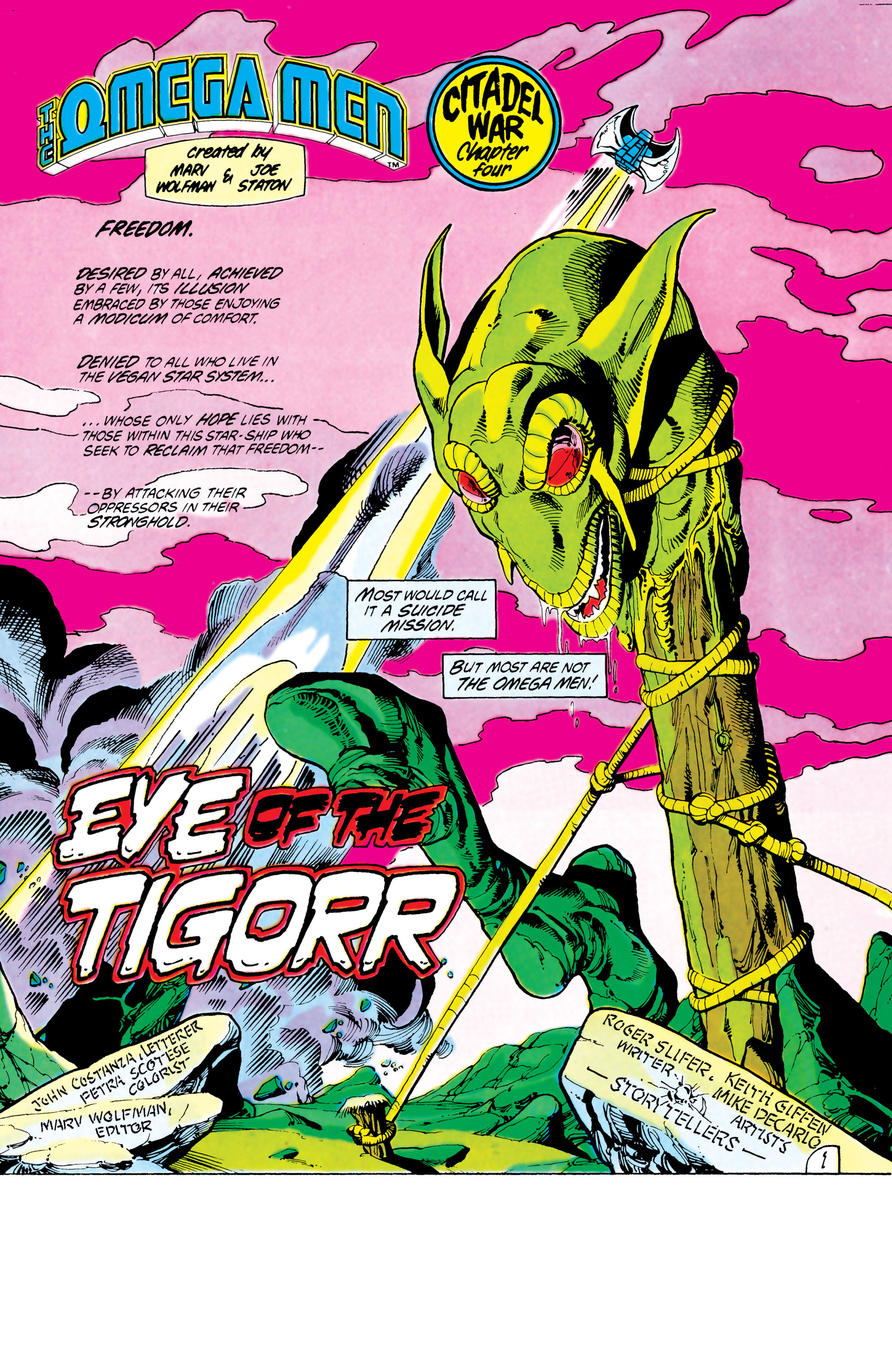 Read online The Omega Men (1983) comic -  Issue #5 - 2