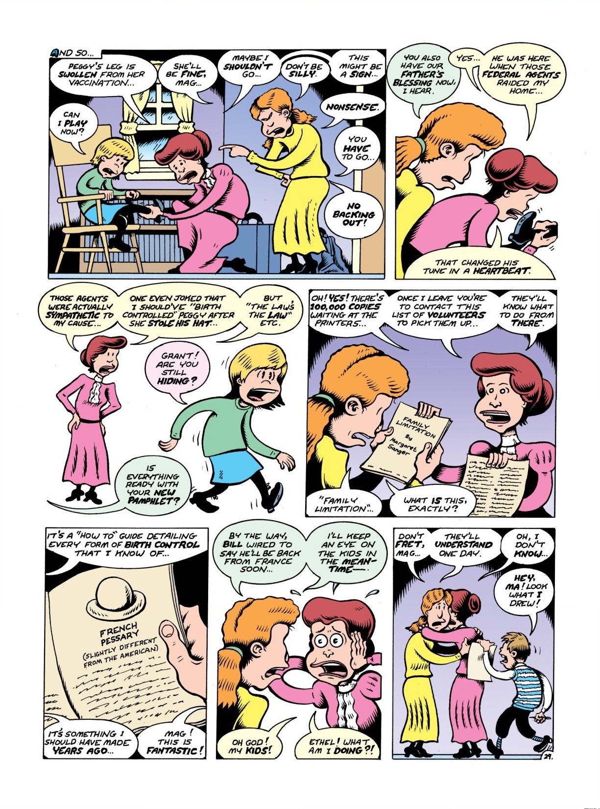Read online Woman Rebel: The Margaret Sanger Story comic -  Issue # TPB - 36