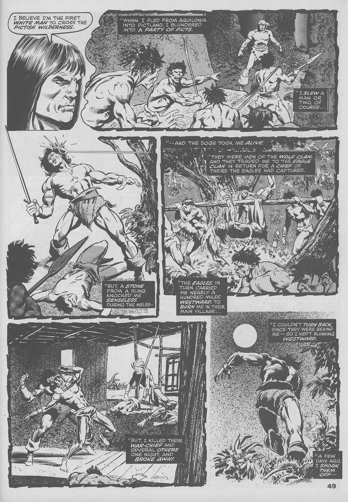 Read online The Savage Sword Of Conan comic -  Issue #47 - 49