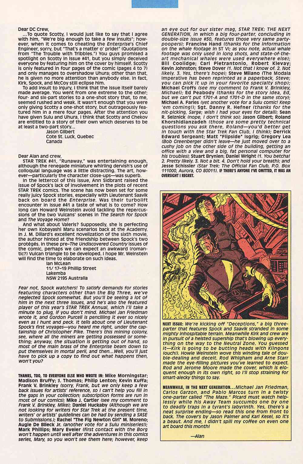 Read online Star Trek (1989) comic -  Issue #45 - 32