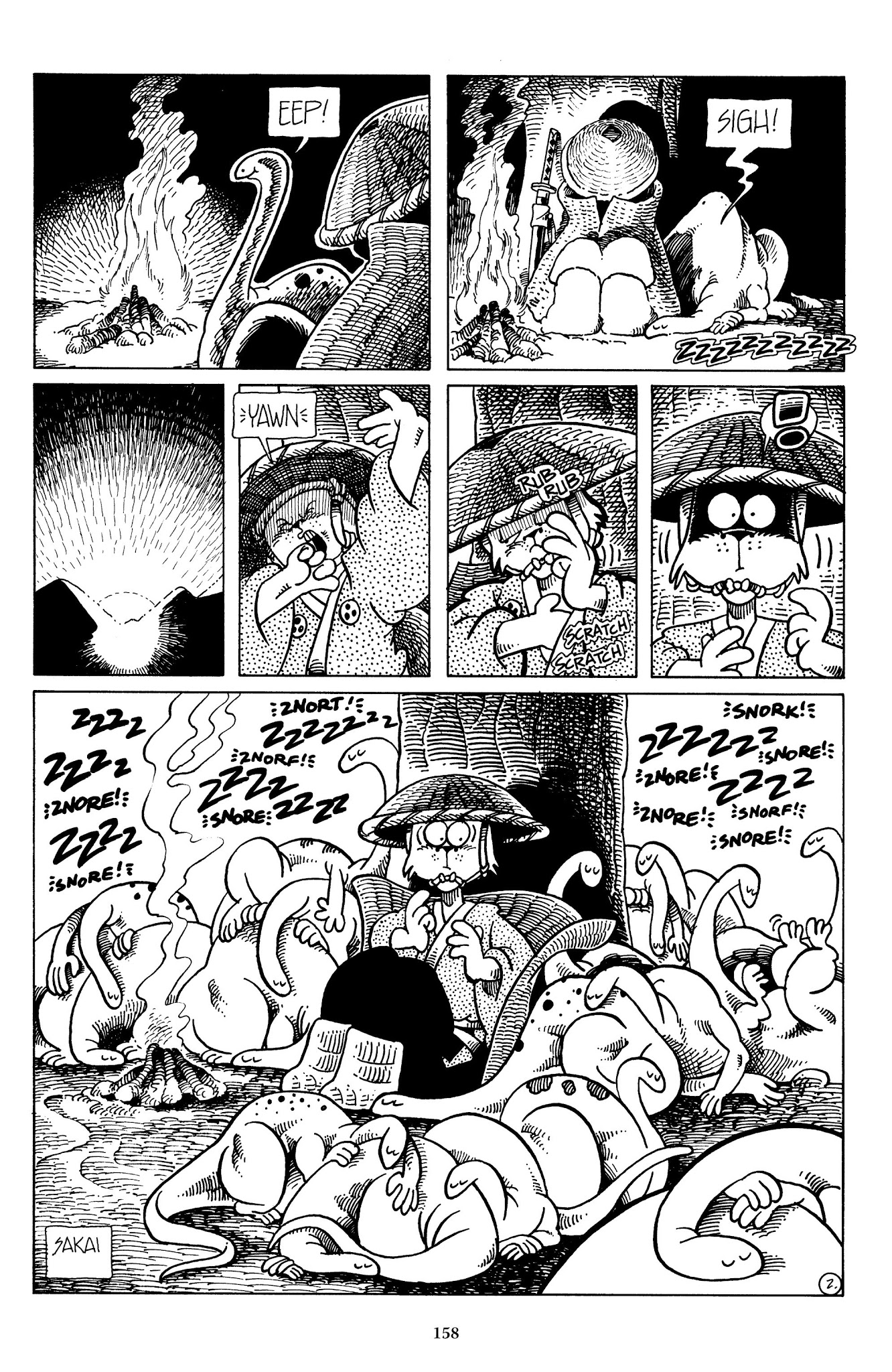 Read online The Usagi Yojimbo Saga comic -  Issue # TPB 1 - 155
