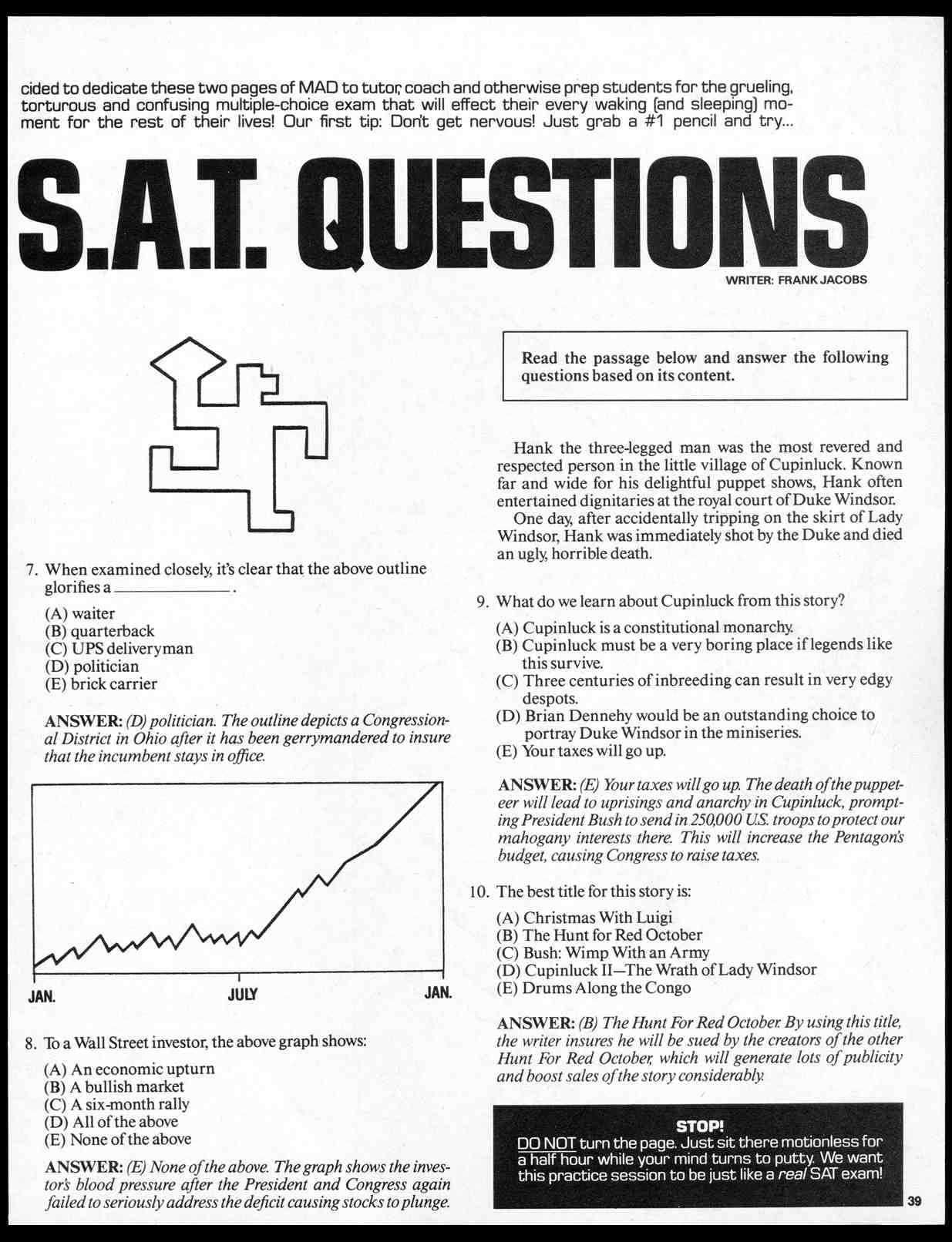 Read online MAD comic -  Issue #309 - 41