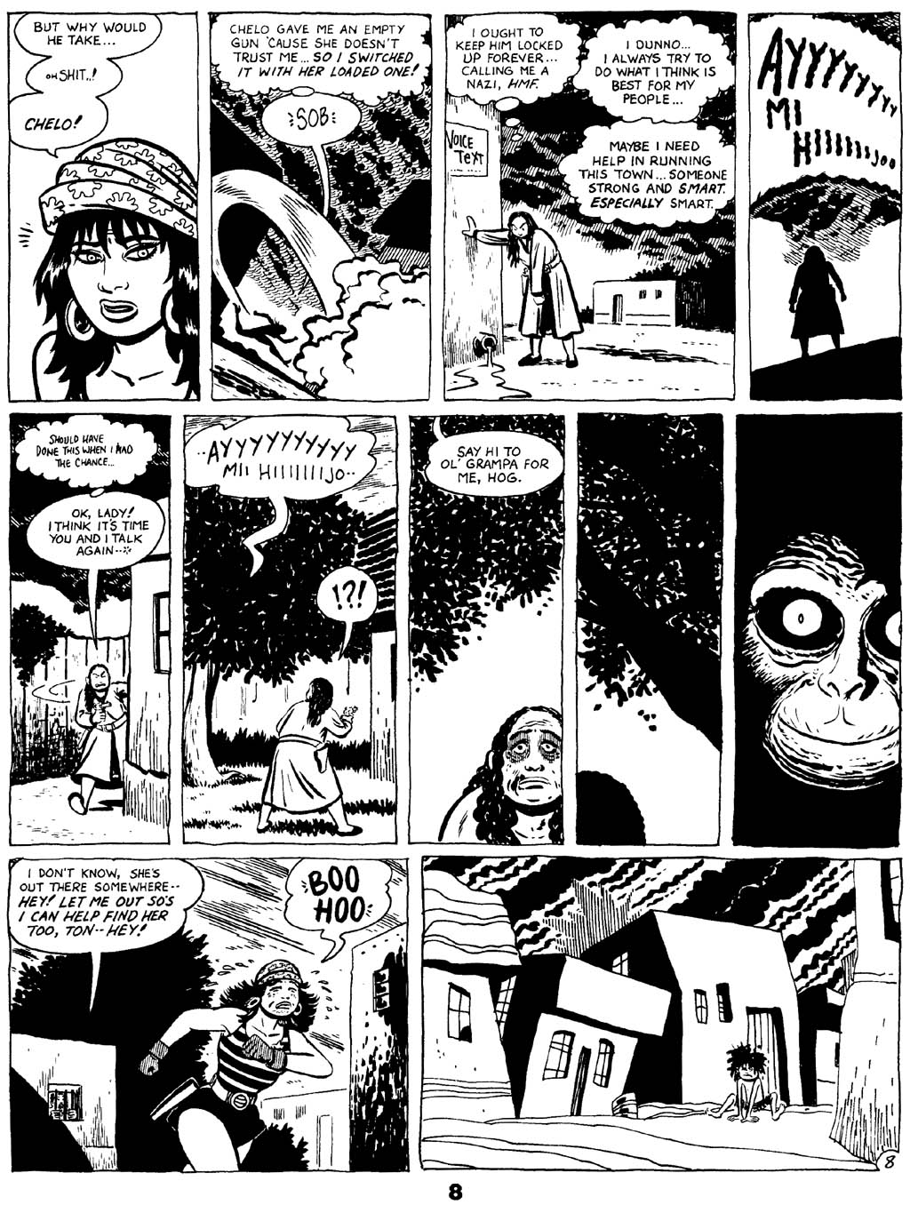 Read online Love and Rockets (1982) comic -  Issue #18 - 10