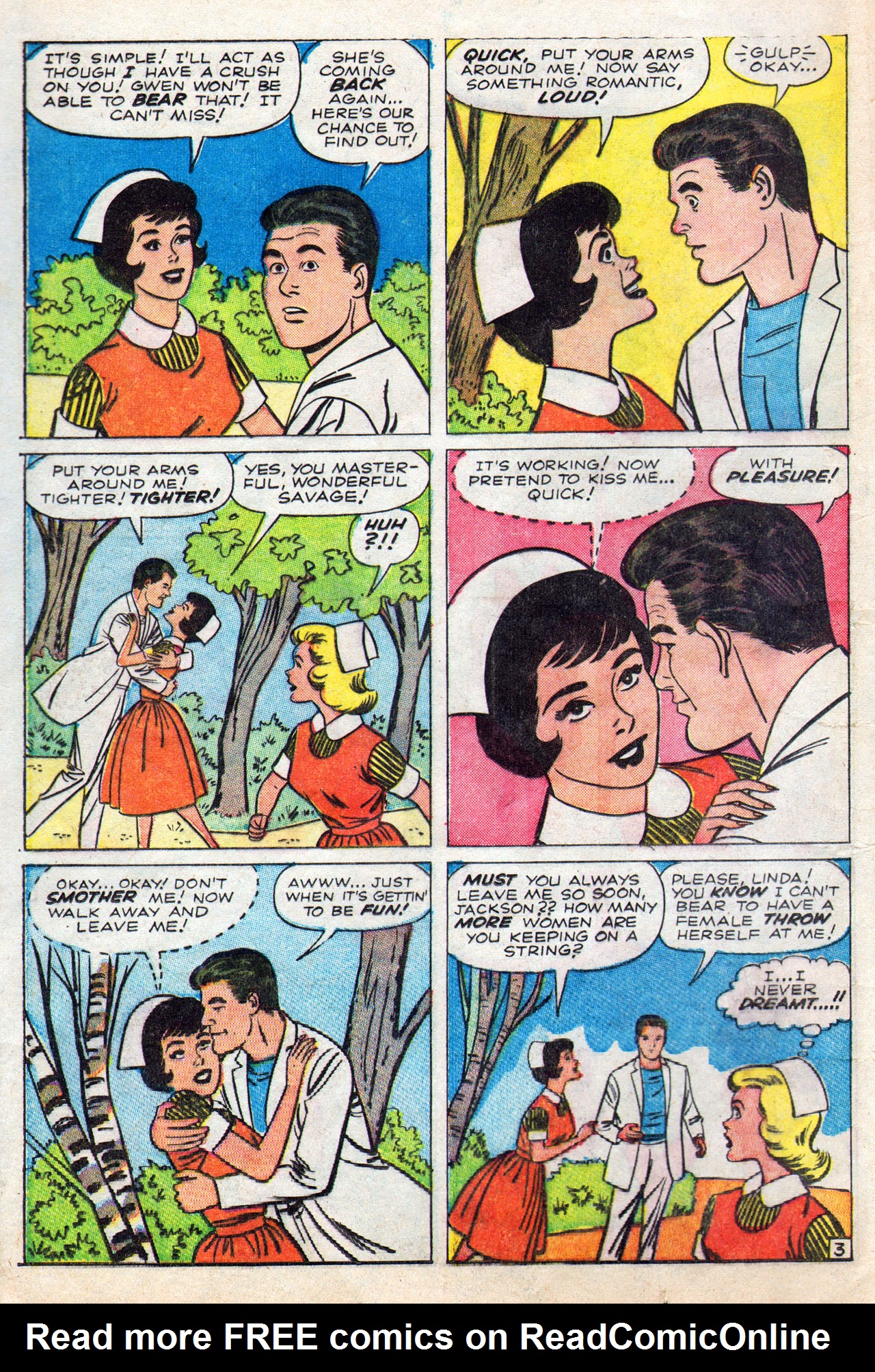 Read online Linda Carter, Student Nurse comic -  Issue #7 - 12