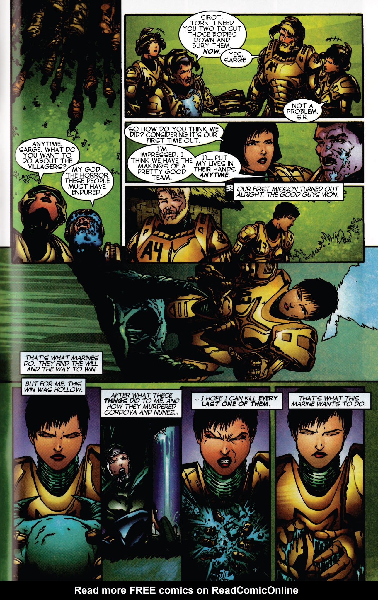 Read online Armorines (1999) comic -  Issue #1 - 32