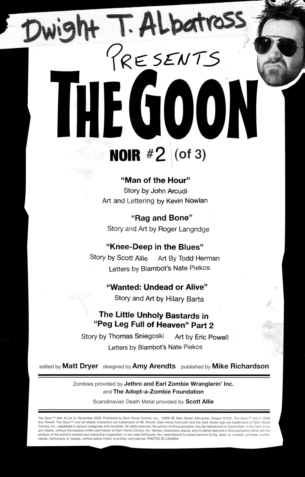 Read online The Goon Noir comic -  Issue #2 - 2