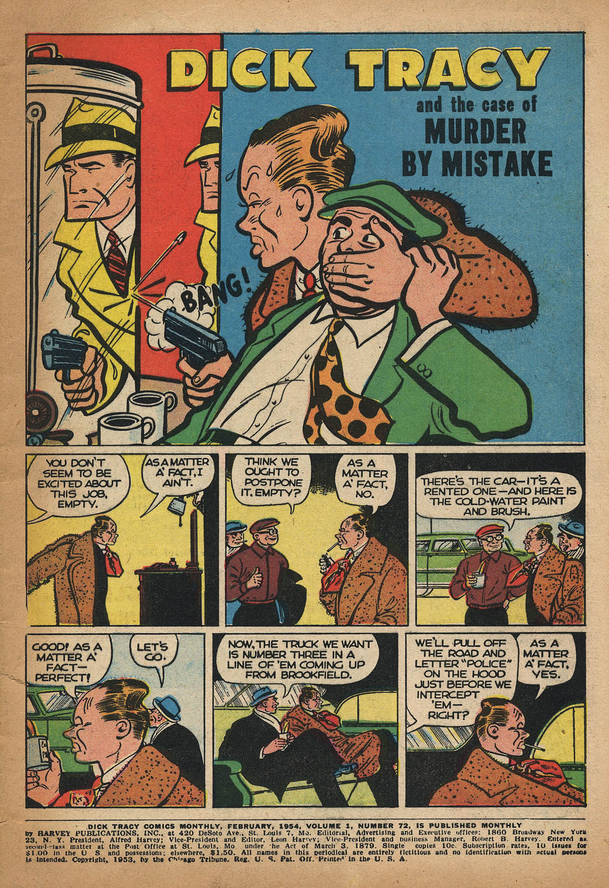 Read online Dick Tracy comic -  Issue #72 - 3
