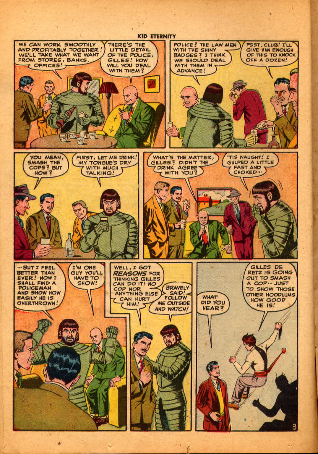 Read online Kid Eternity (1946) comic -  Issue #6 - 22