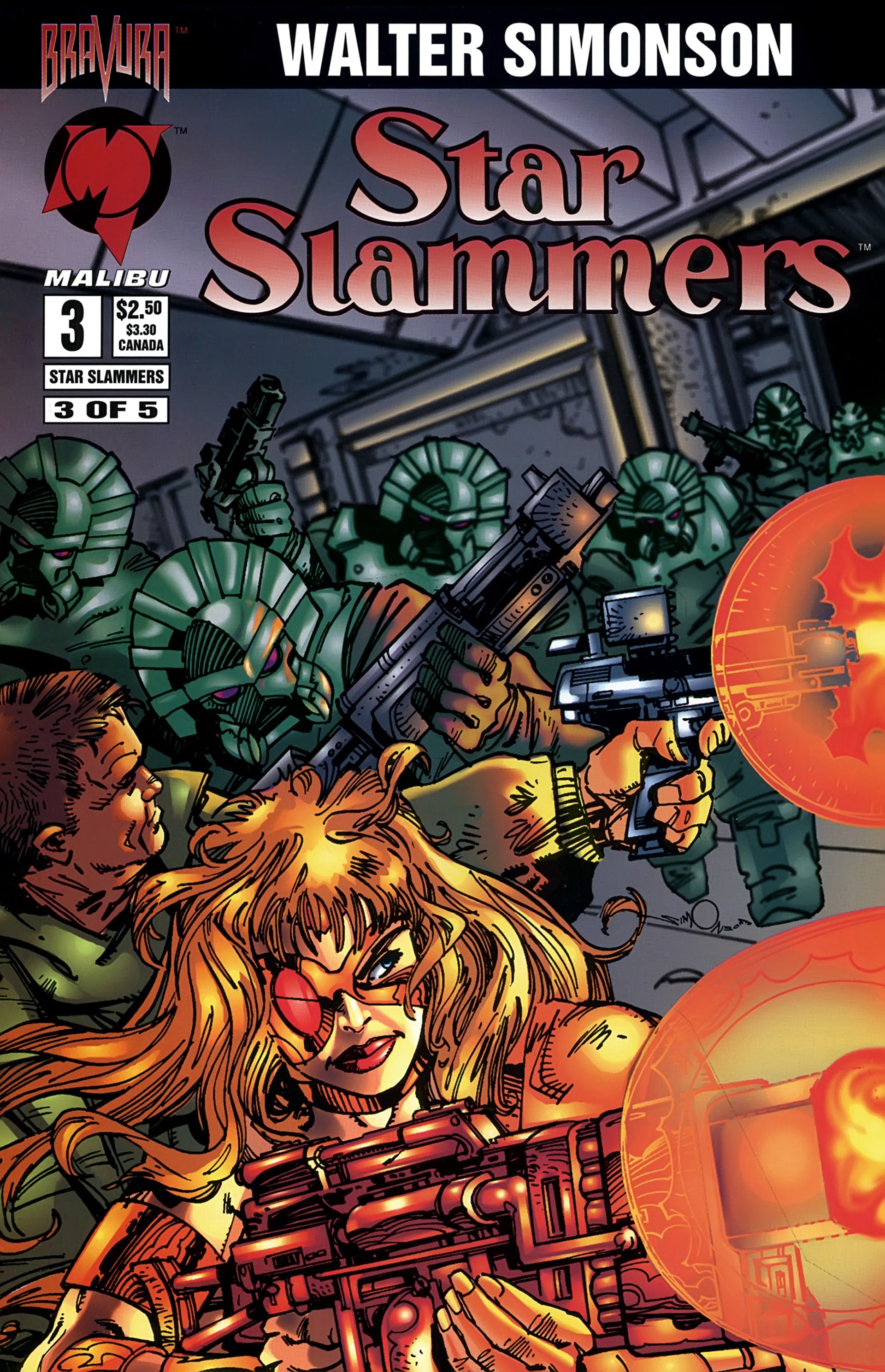 Read online Star Slammers comic -  Issue #3 - 1