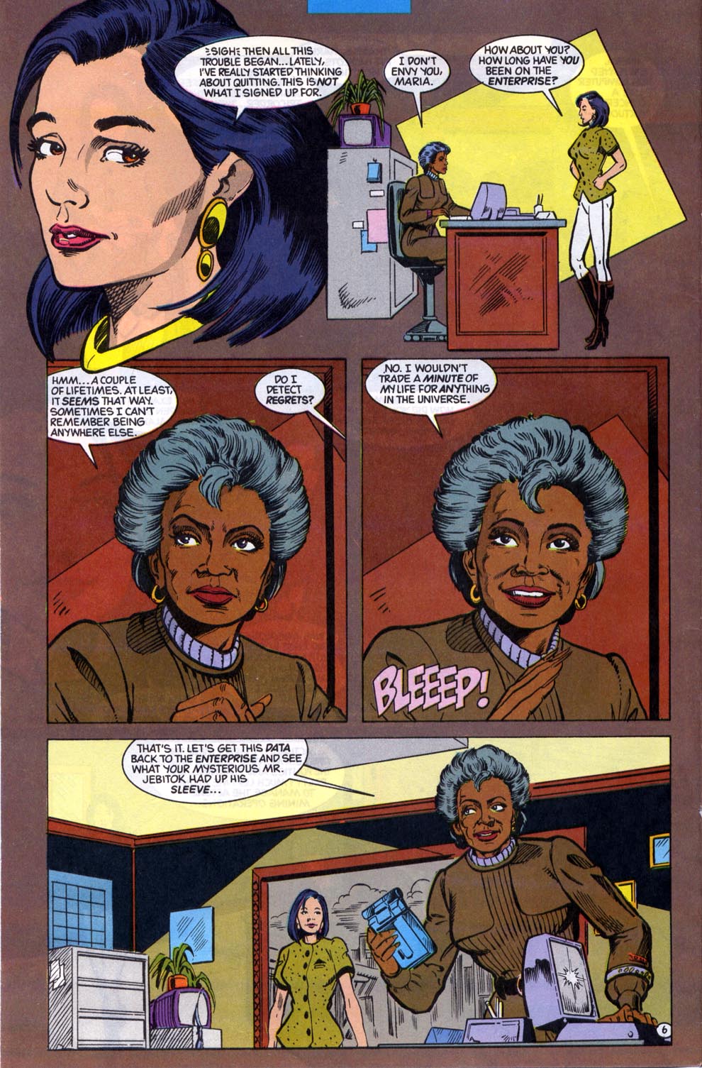 Read online Star Trek (1989) comic -  Issue #24 - 7