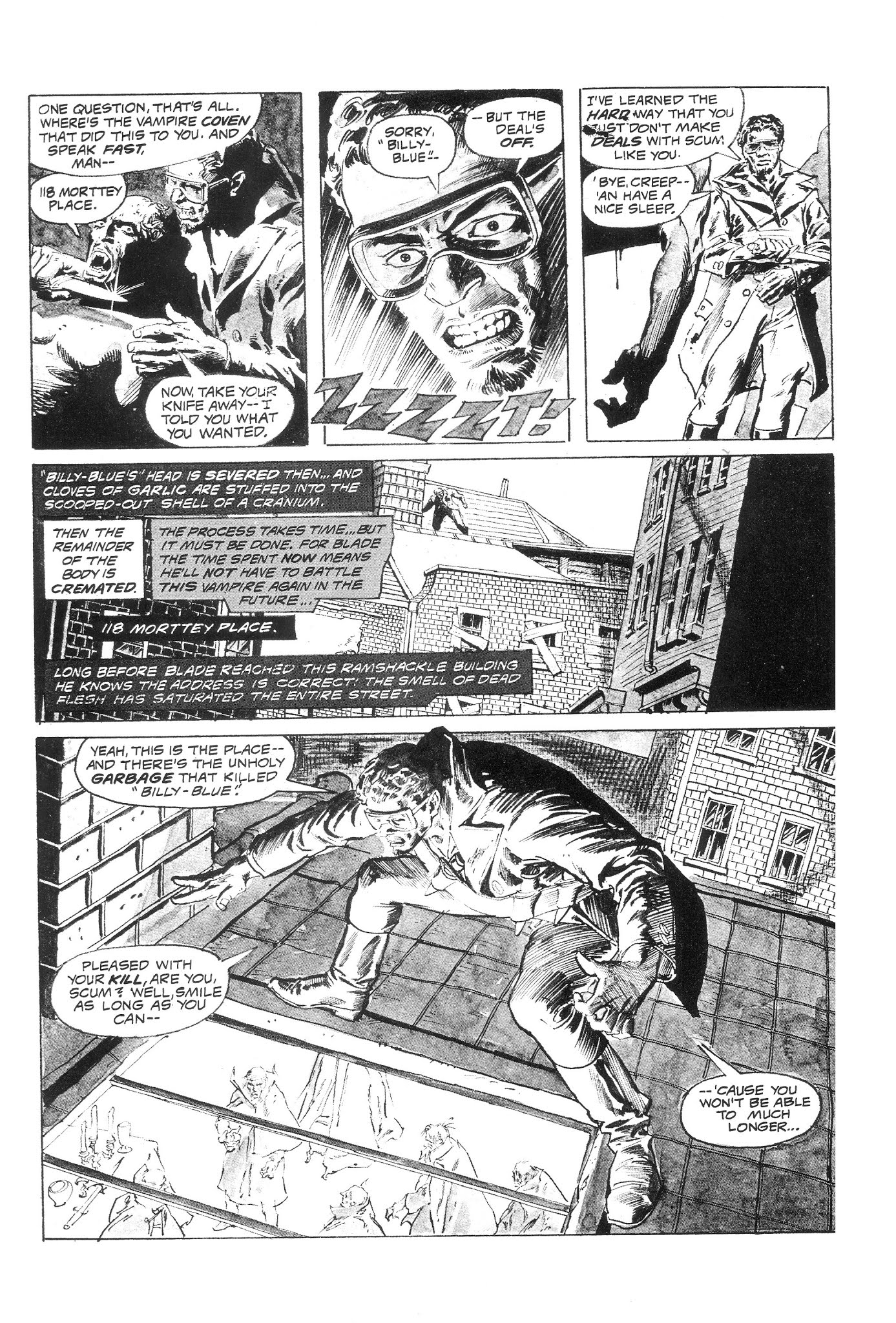 Read online Blade: Black & White comic -  Issue # TPB - 12