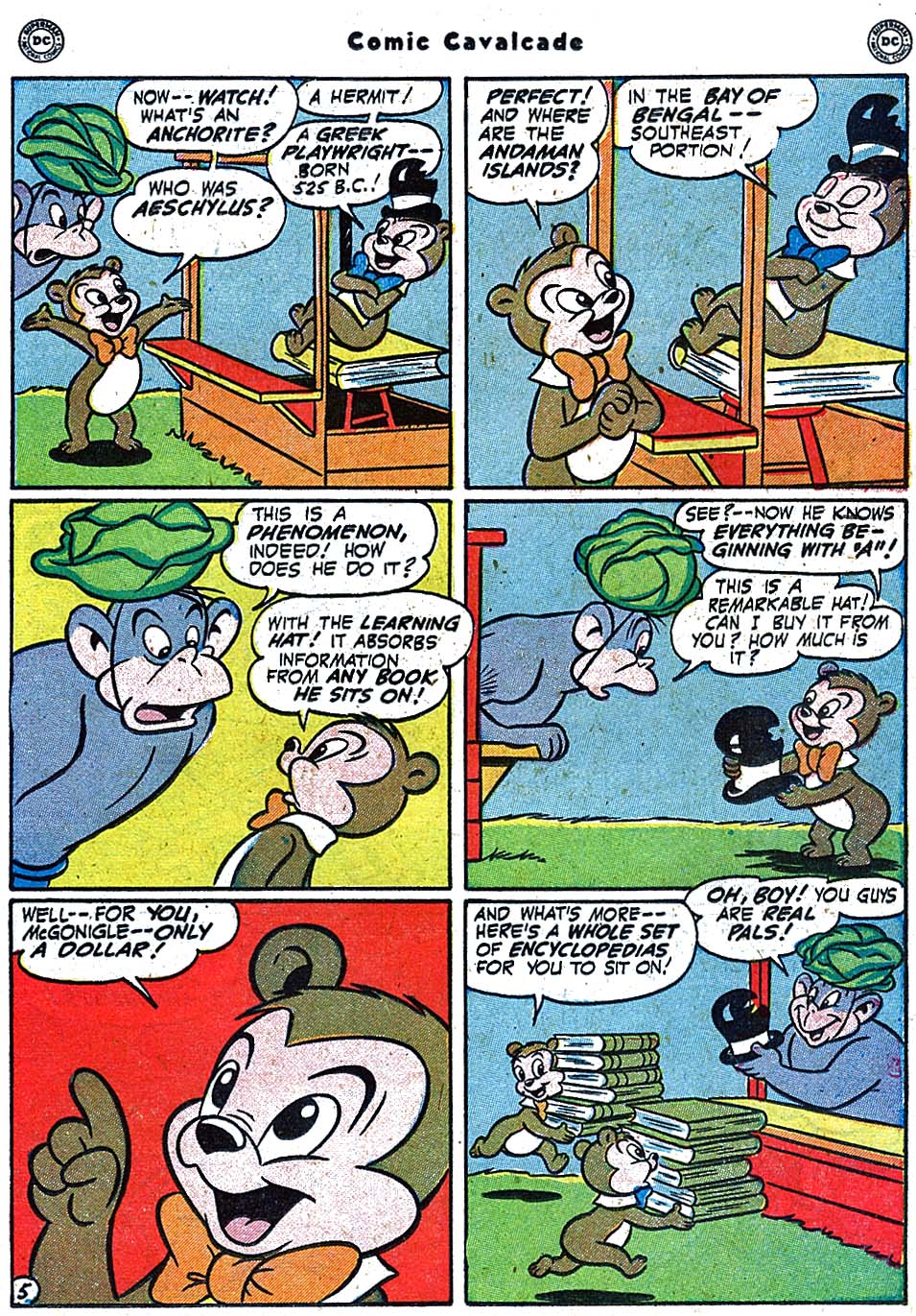 Read online Comic Cavalcade comic -  Issue #38 - 23