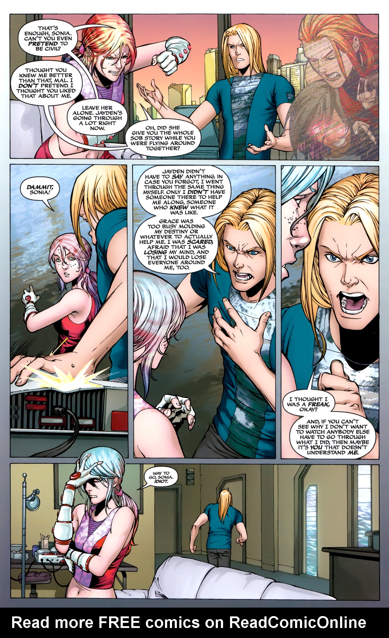 Read online Michael Turner's Soulfire (2009) comic -  Issue #2 - 17
