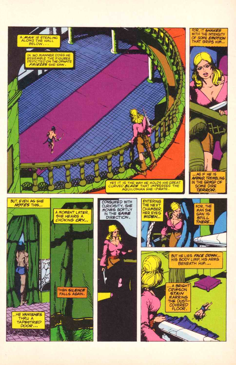 Read online Robert E. Howard's Conan the Barbarian comic -  Issue # Full - 18