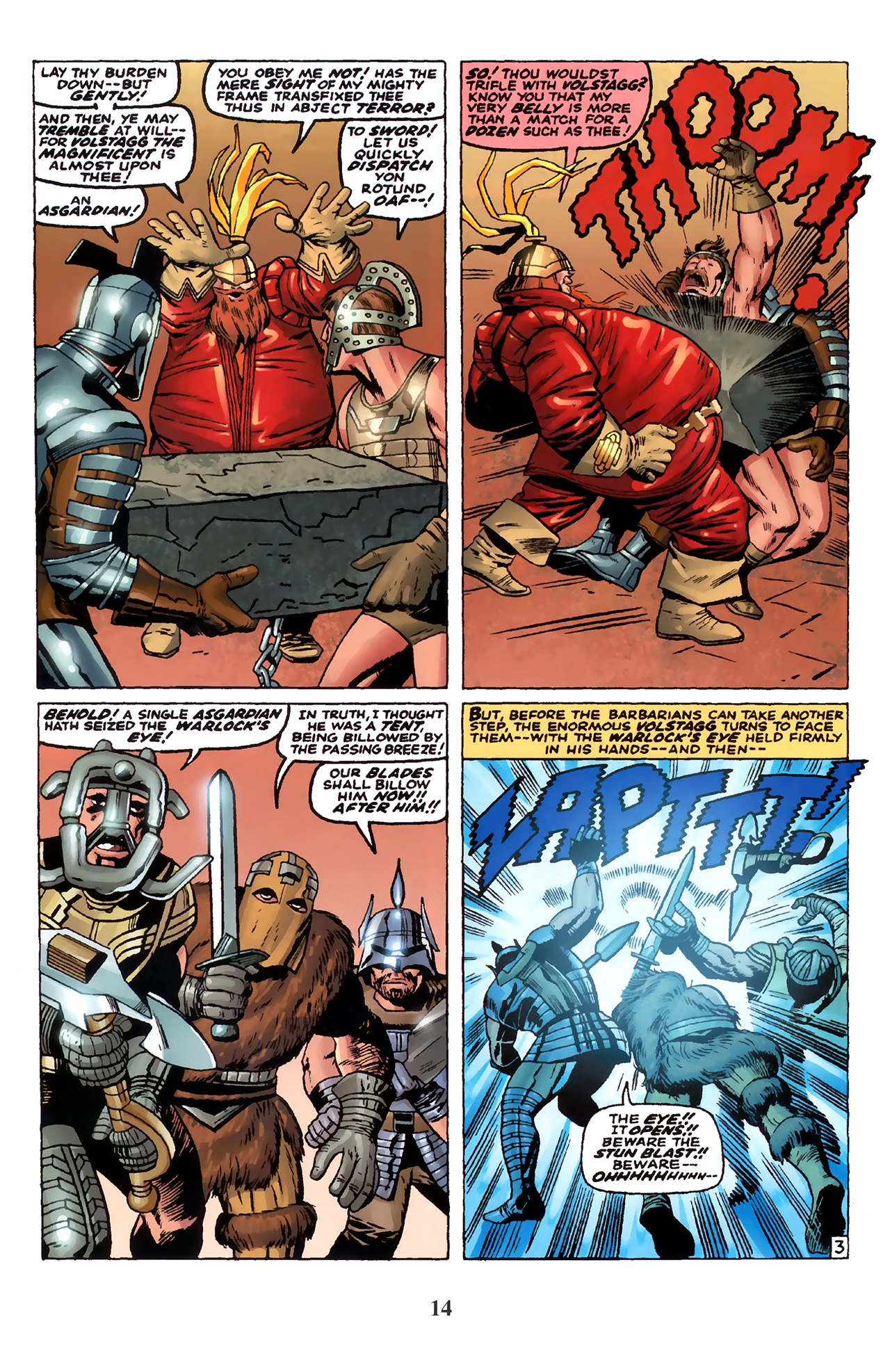 Read online Thor: Tales of Asgard by Stan Lee & Jack Kirby comic -  Issue #5 - 16