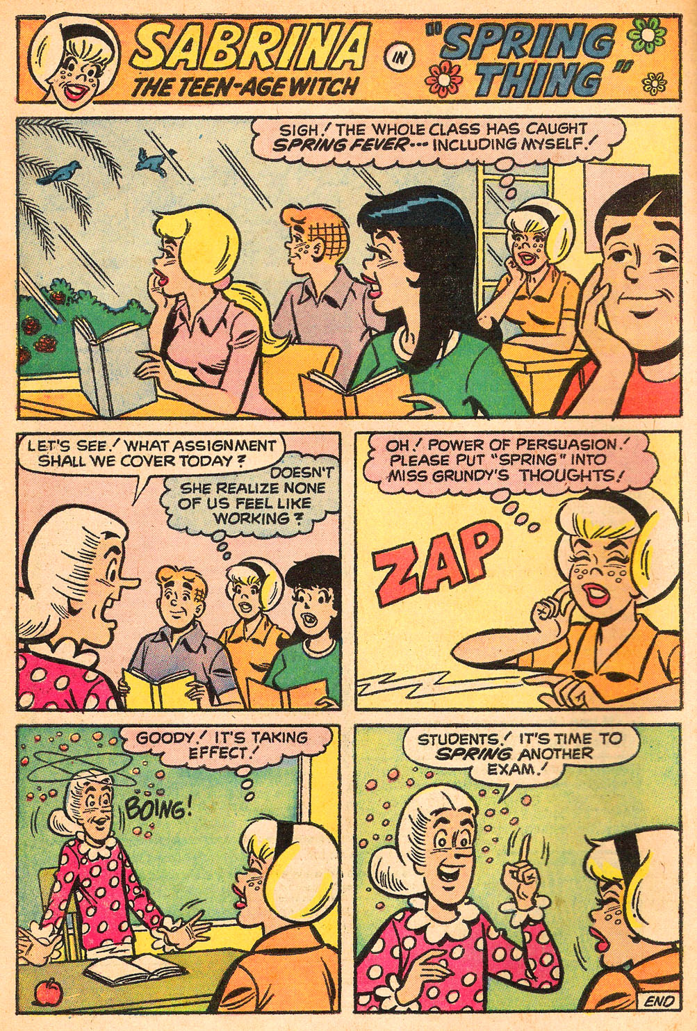Read online Sabrina The Teenage Witch (1971) comic -  Issue #13 - 8