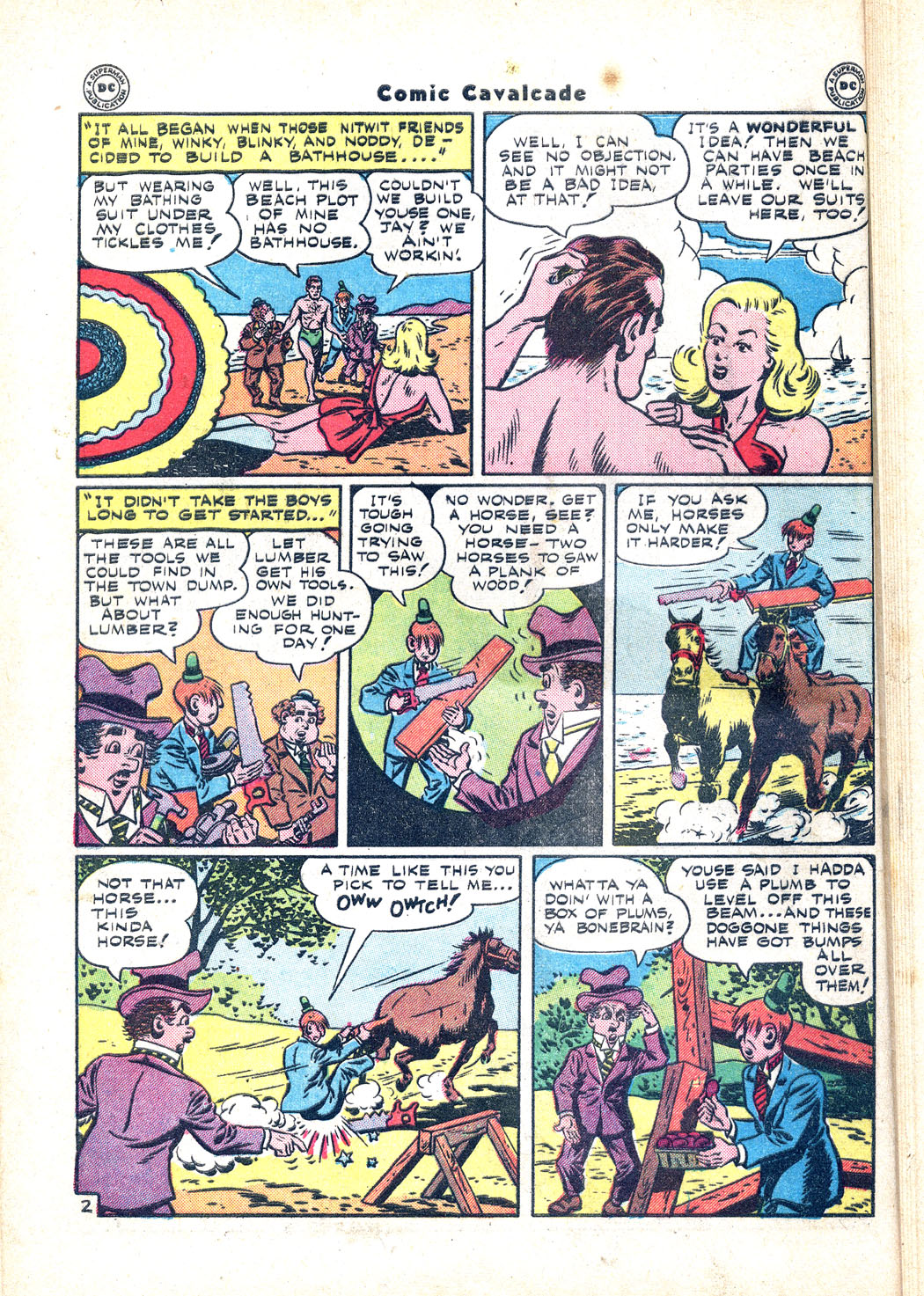 Read online Comic Cavalcade comic -  Issue #14 - 42