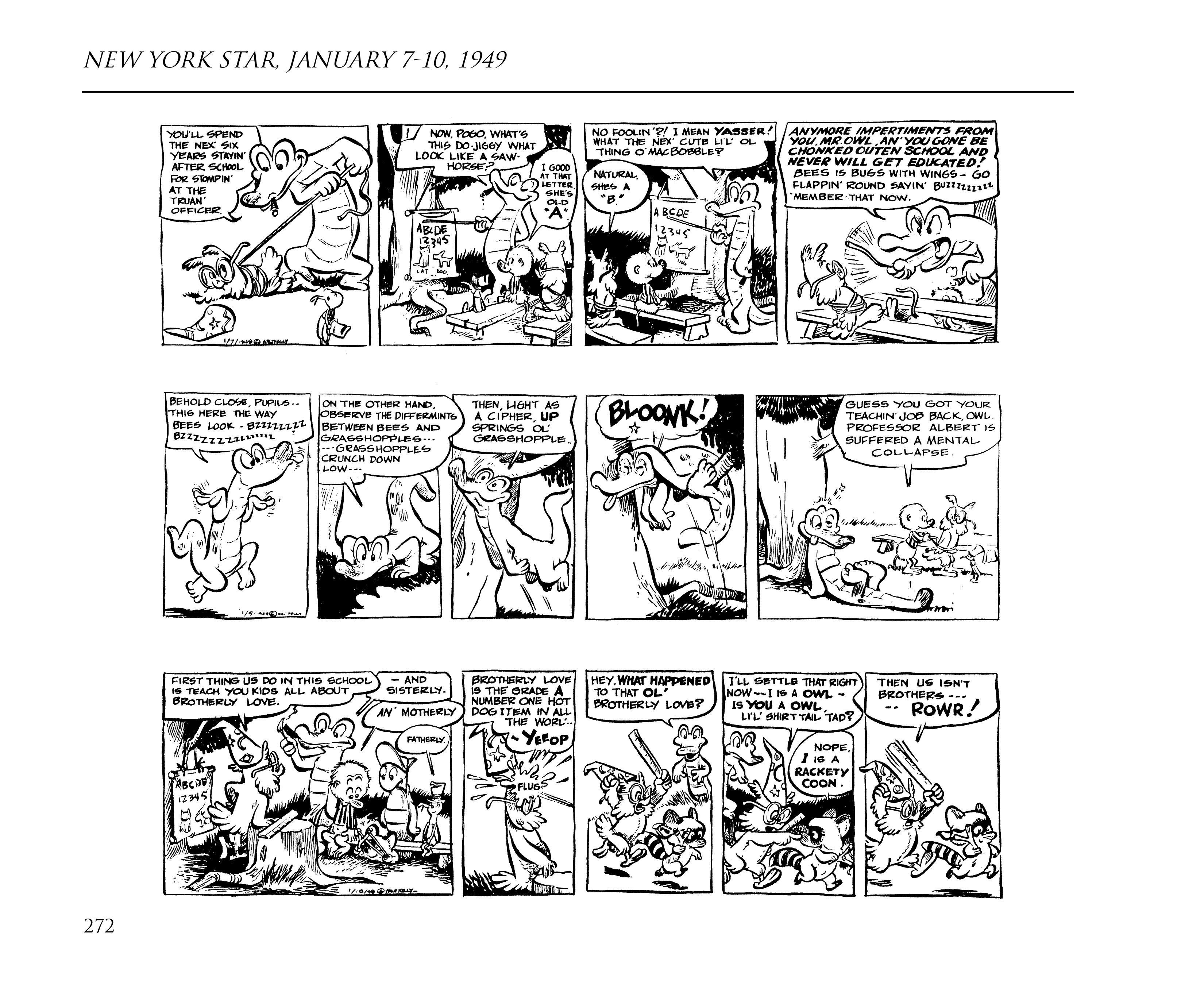 Read online Pogo by Walt Kelly: The Complete Syndicated Comic Strips comic -  Issue # TPB 1 (Part 3) - 90