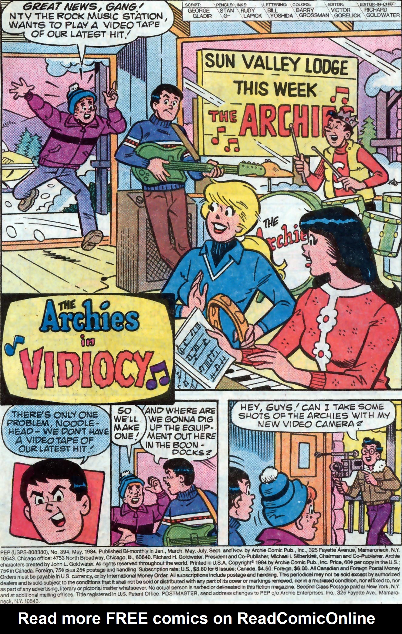 Read online Pep Comics comic -  Issue #394 - 2