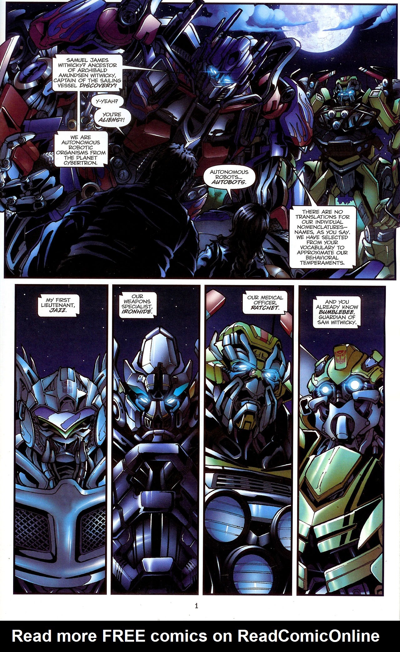 Read online Transformers: The Movie Adaptation comic -  Issue #3 - 3