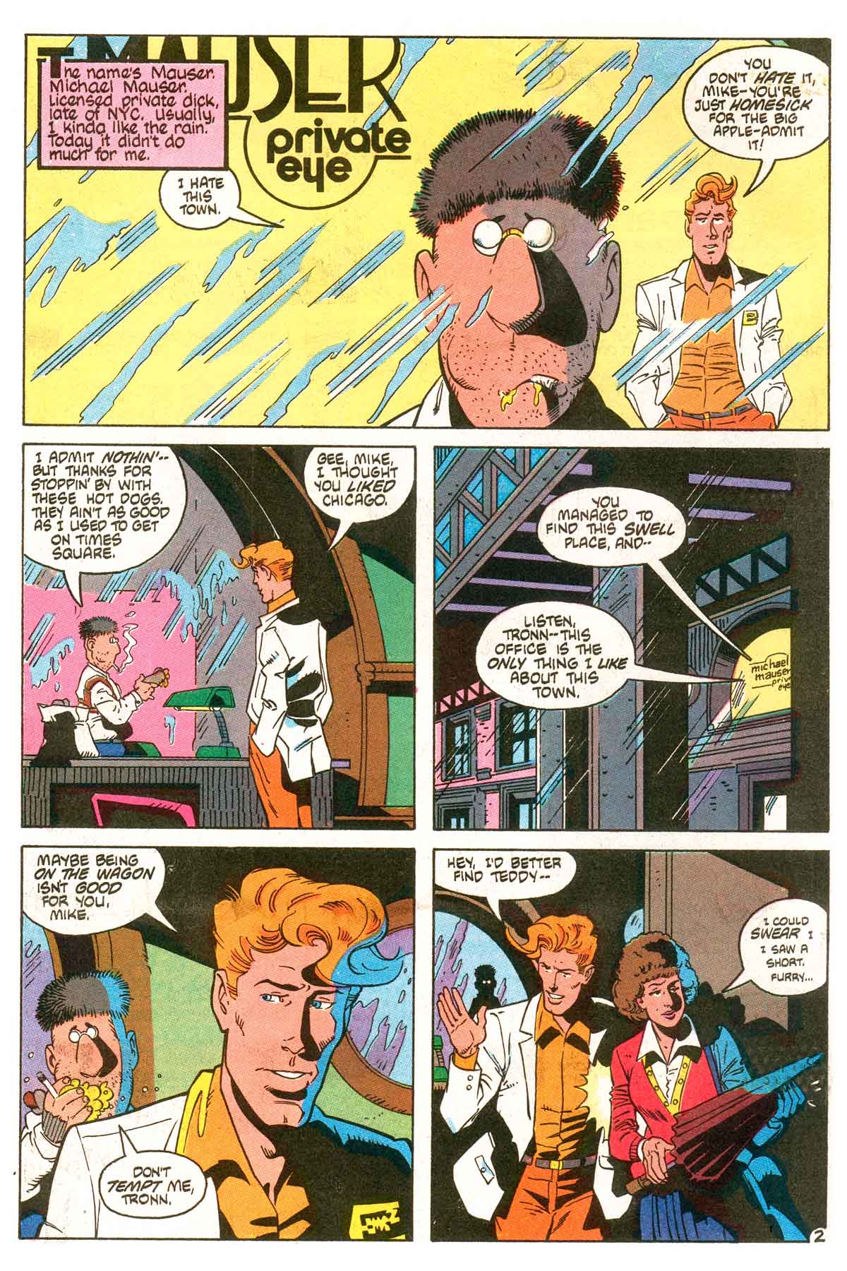 Read online The P.I.'s: Michael Mauser and Ms. Tree comic -  Issue #1 - 4