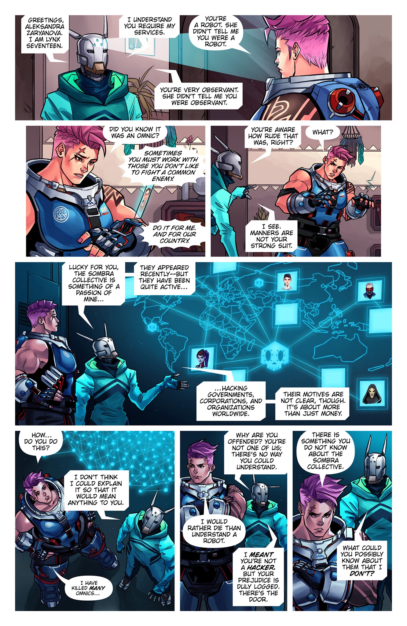 Read online Overwatch comic -  Issue #15 - 5