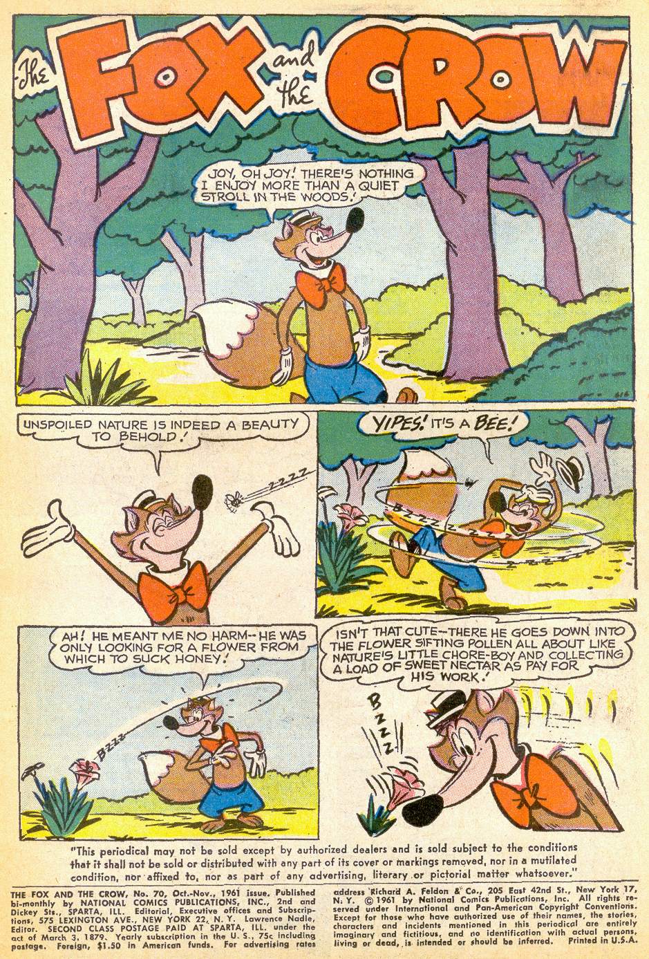 Read online The Fox and the Crow comic -  Issue #70 - 3