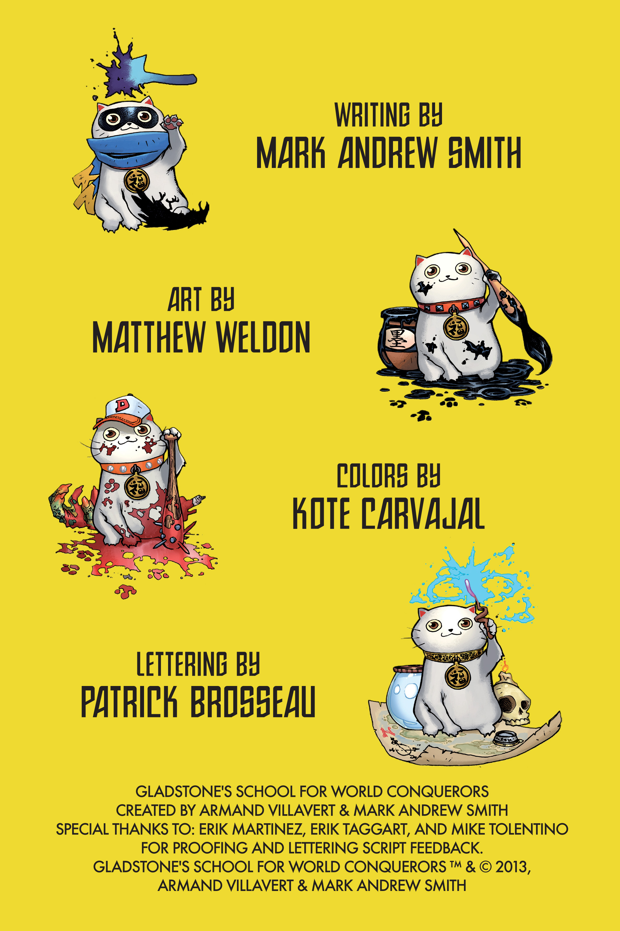 Read online Gladstone's School for World Conquerors (2013) comic -  Issue #5 - 2