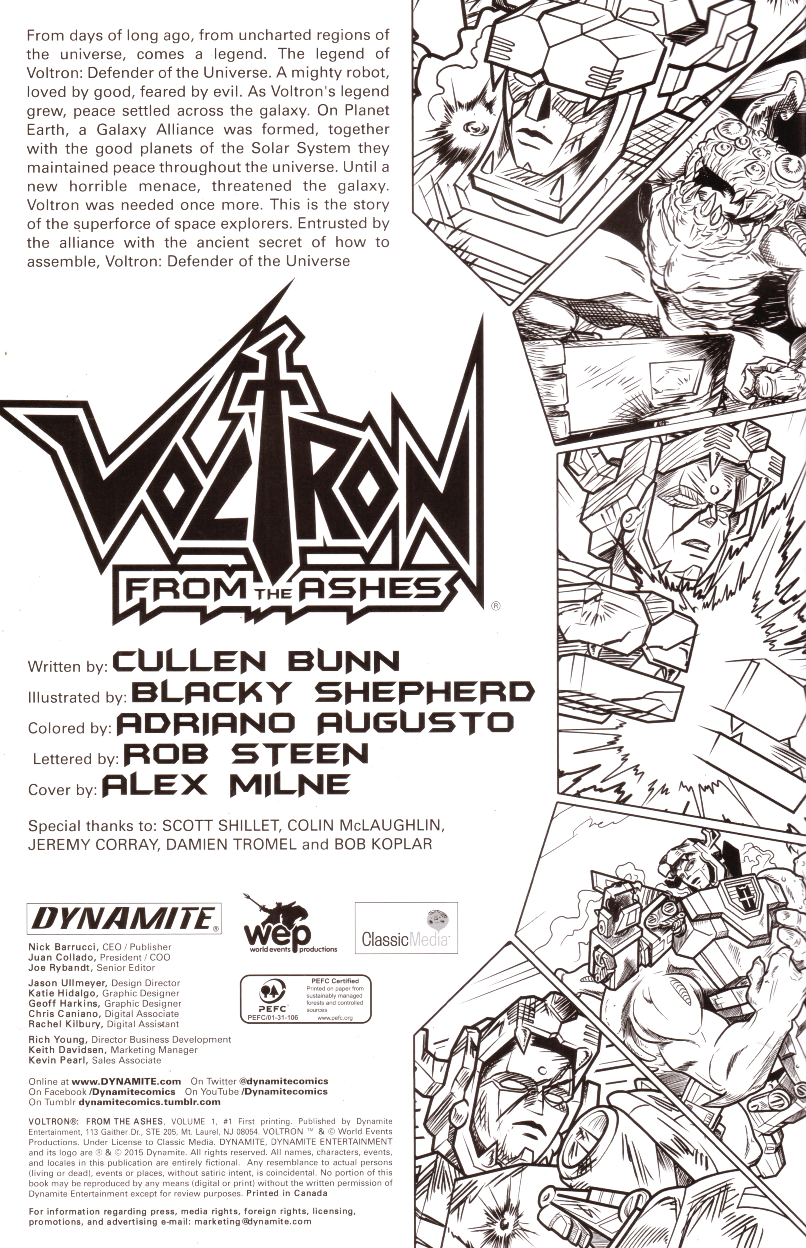 Read online Voltron: From the Ashes comic -  Issue #1 - 2