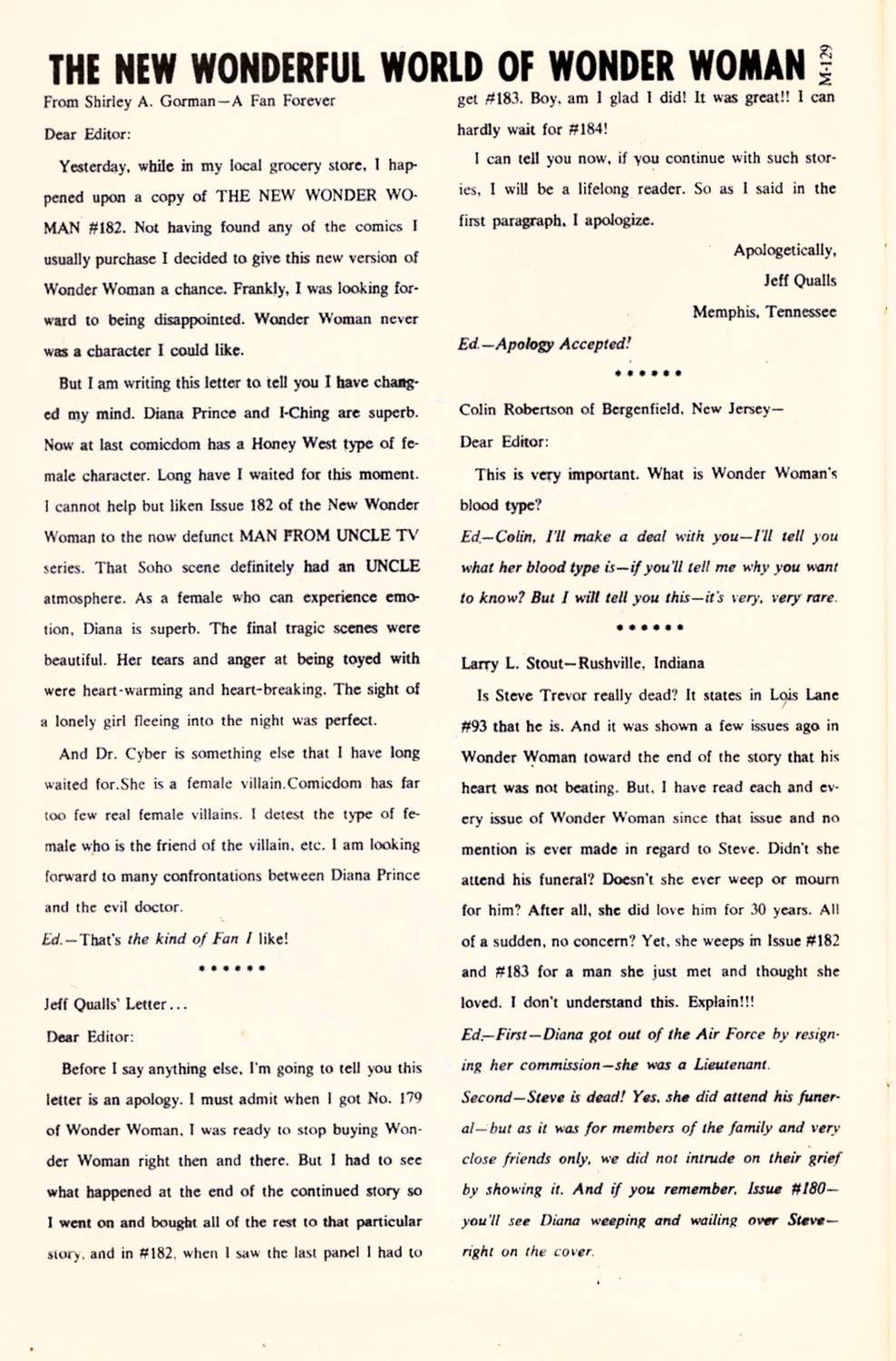 Read online Wonder Woman (1942) comic -  Issue #185 - 14