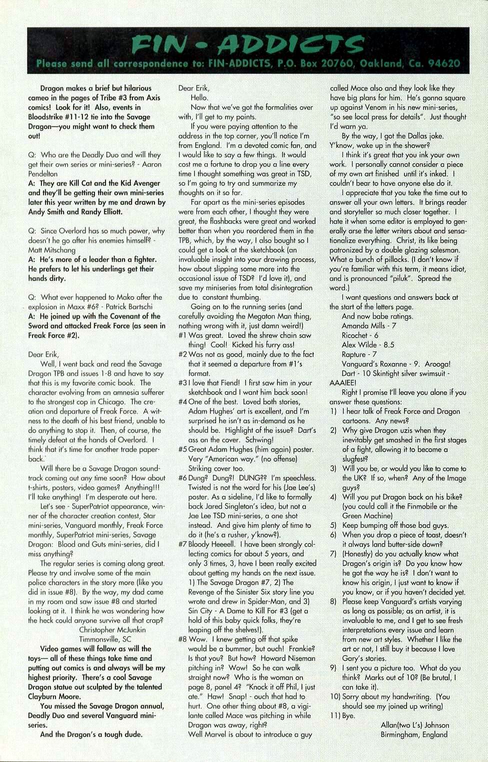 Read online The Savage Dragon (1993) comic -  Issue #10 - 29