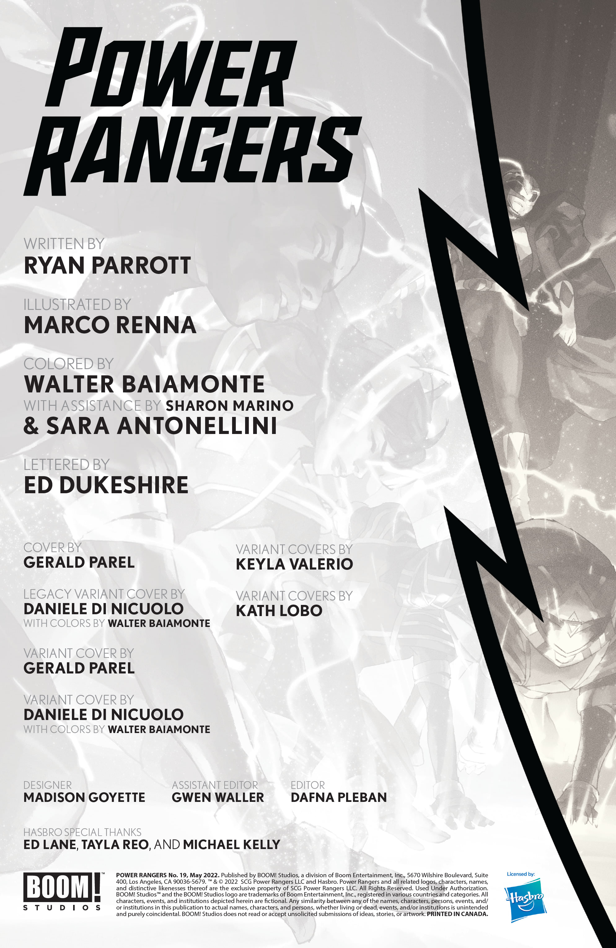 Read online Power Rangers comic -  Issue #19 - 2