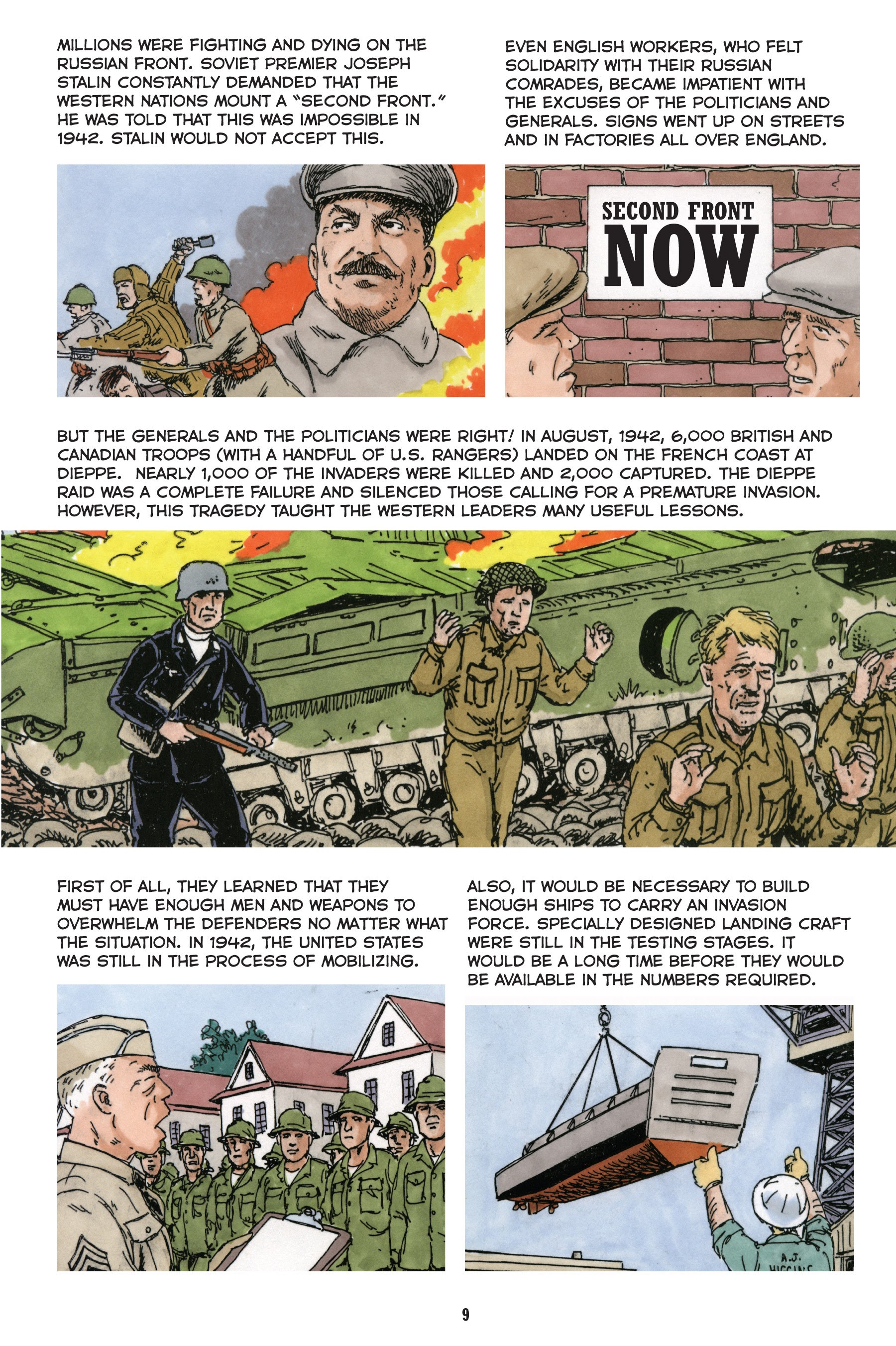 Read online Normandy: A Graphic History of D-Day, the Allied Invasion of Hitler's Fortress Europe comic -  Issue # TPB - 10