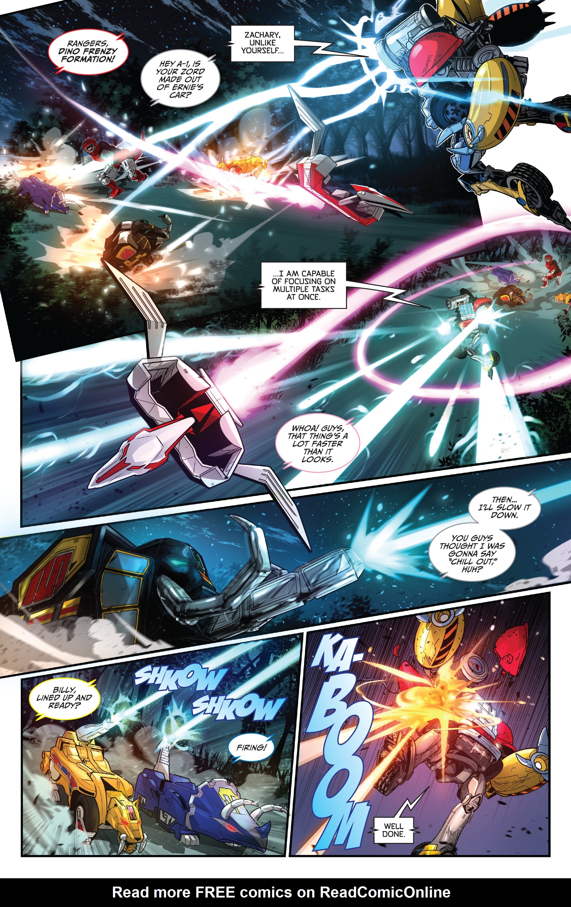 Read online Saban's Go Go Power Rangers: Forever Rangers comic -  Issue # Full - 9