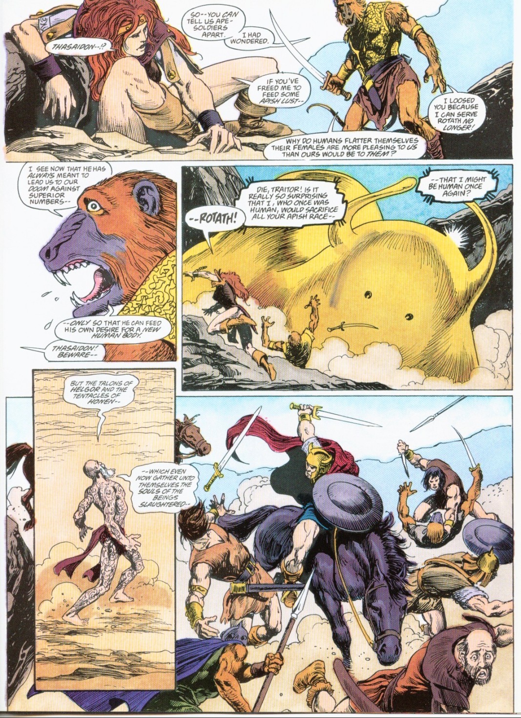 Read online Marvel Graphic Novel comic -  Issue #73 - Conan - The Ravagers Out of Time - 52