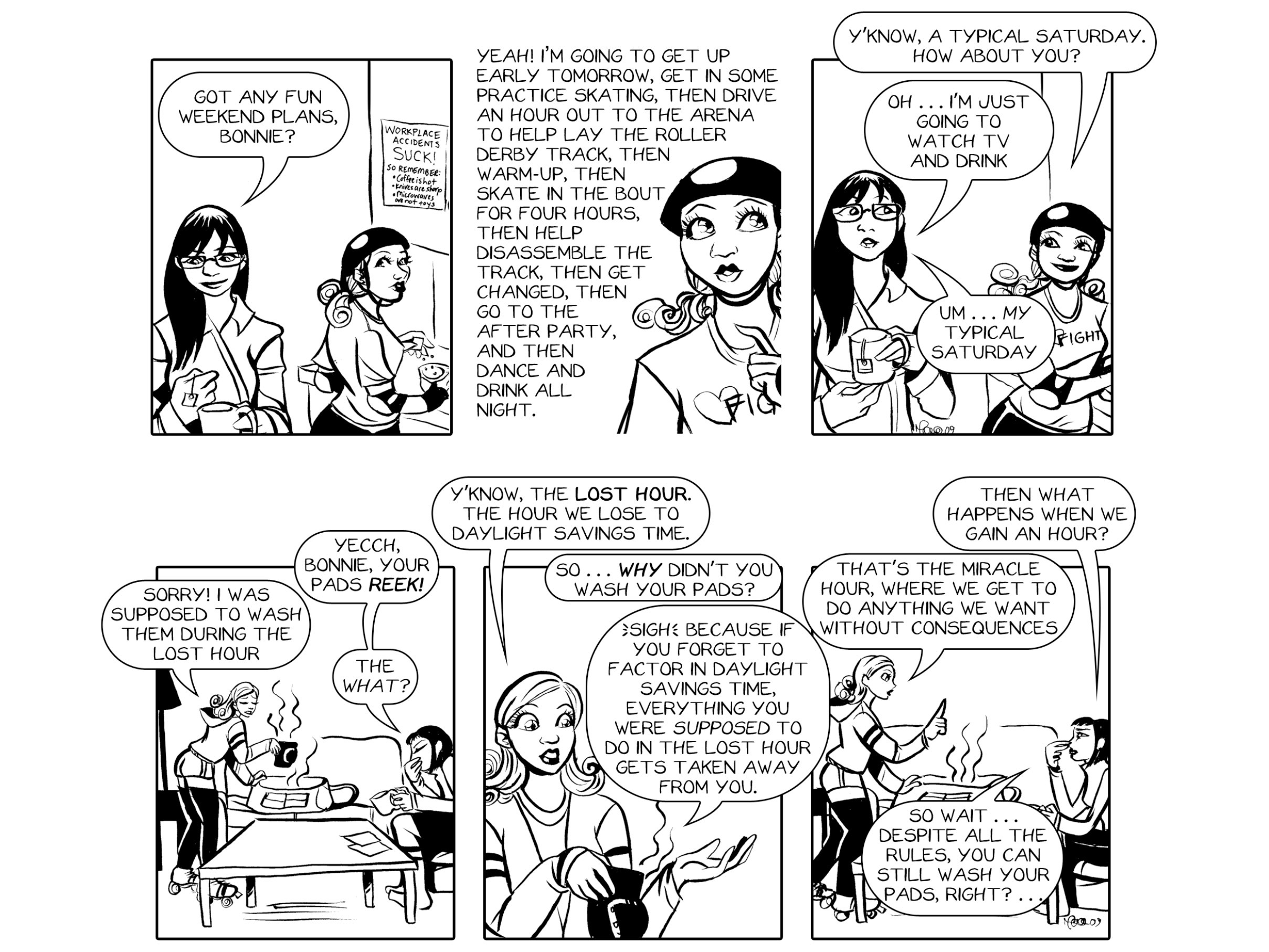 Read online Bonnie N. Collide, Nine to Five comic -  Issue #1 - 11