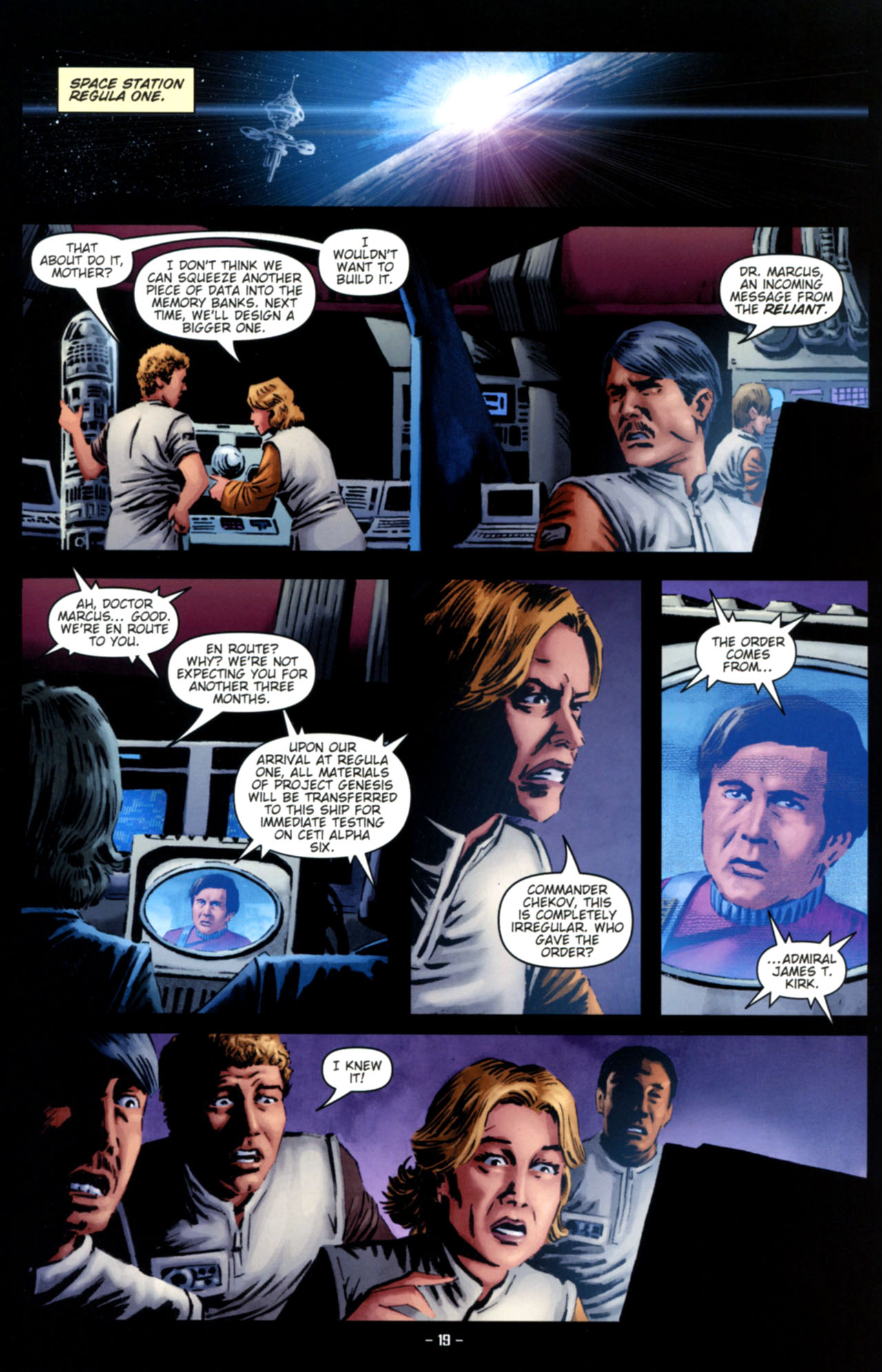 Read online Star Trek II: The Wrath of Khan comic -  Issue #1 - 21