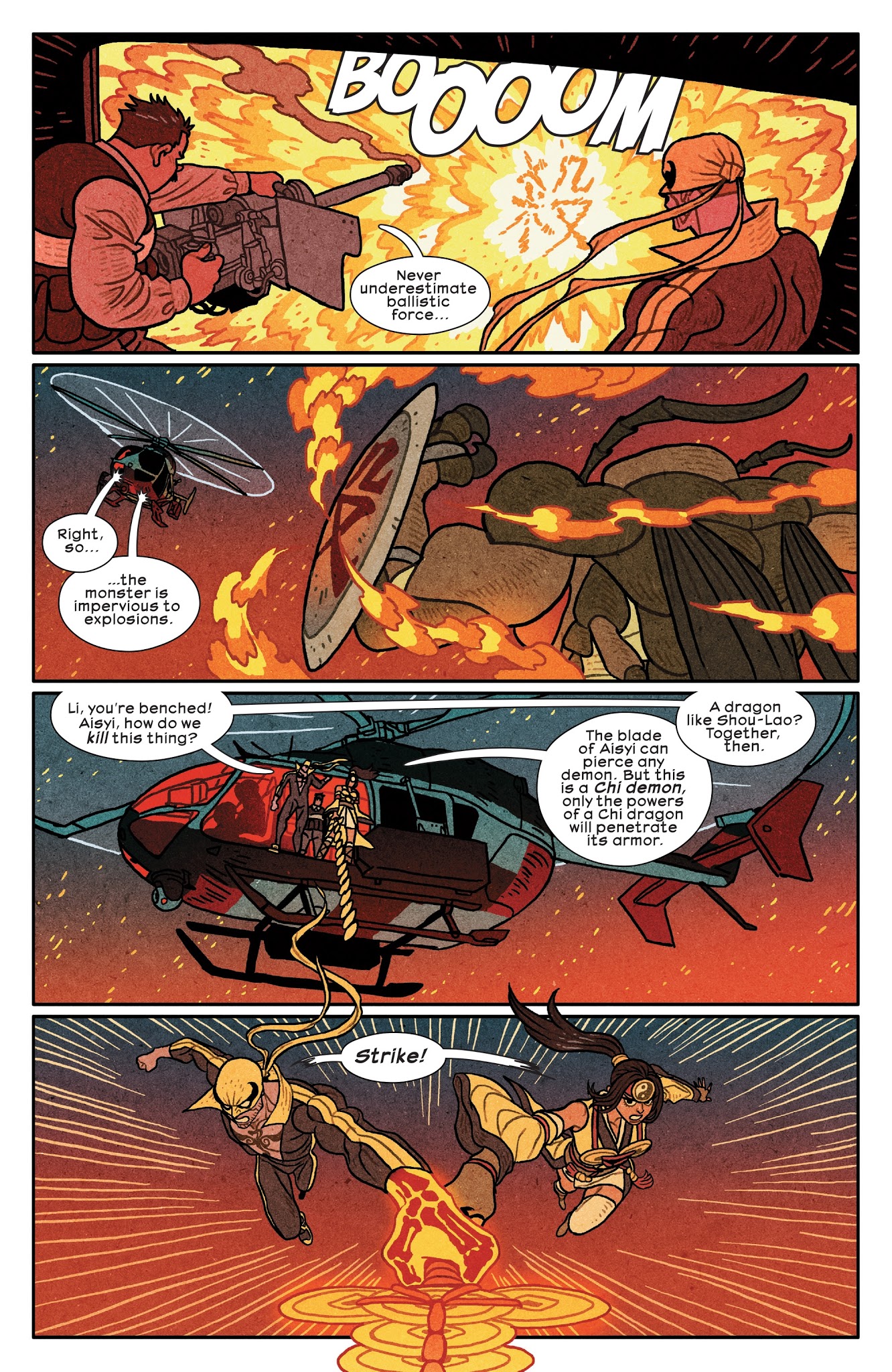 Read online The Immortal Iron Fists comic -  Issue #4 - 4
