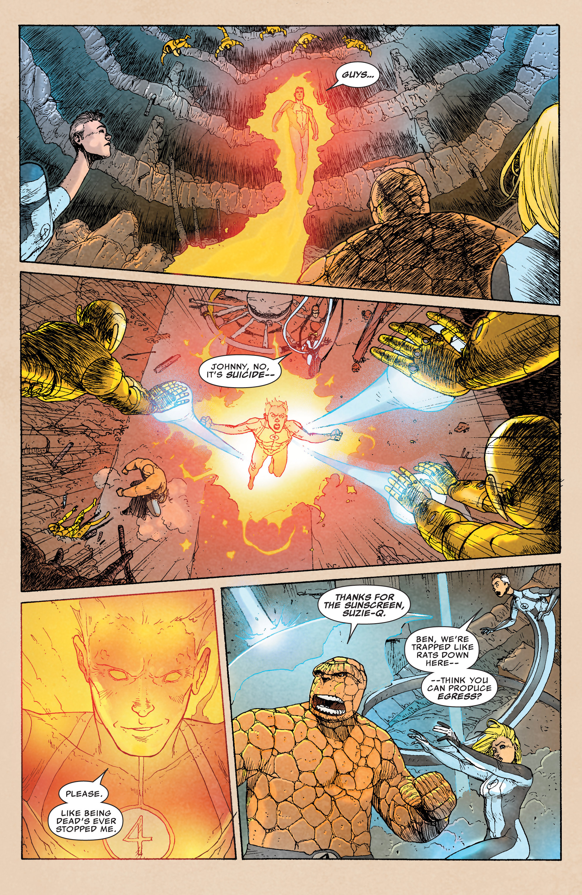 Read online Fantastic Four (2013) comic -  Issue #5AU - 10