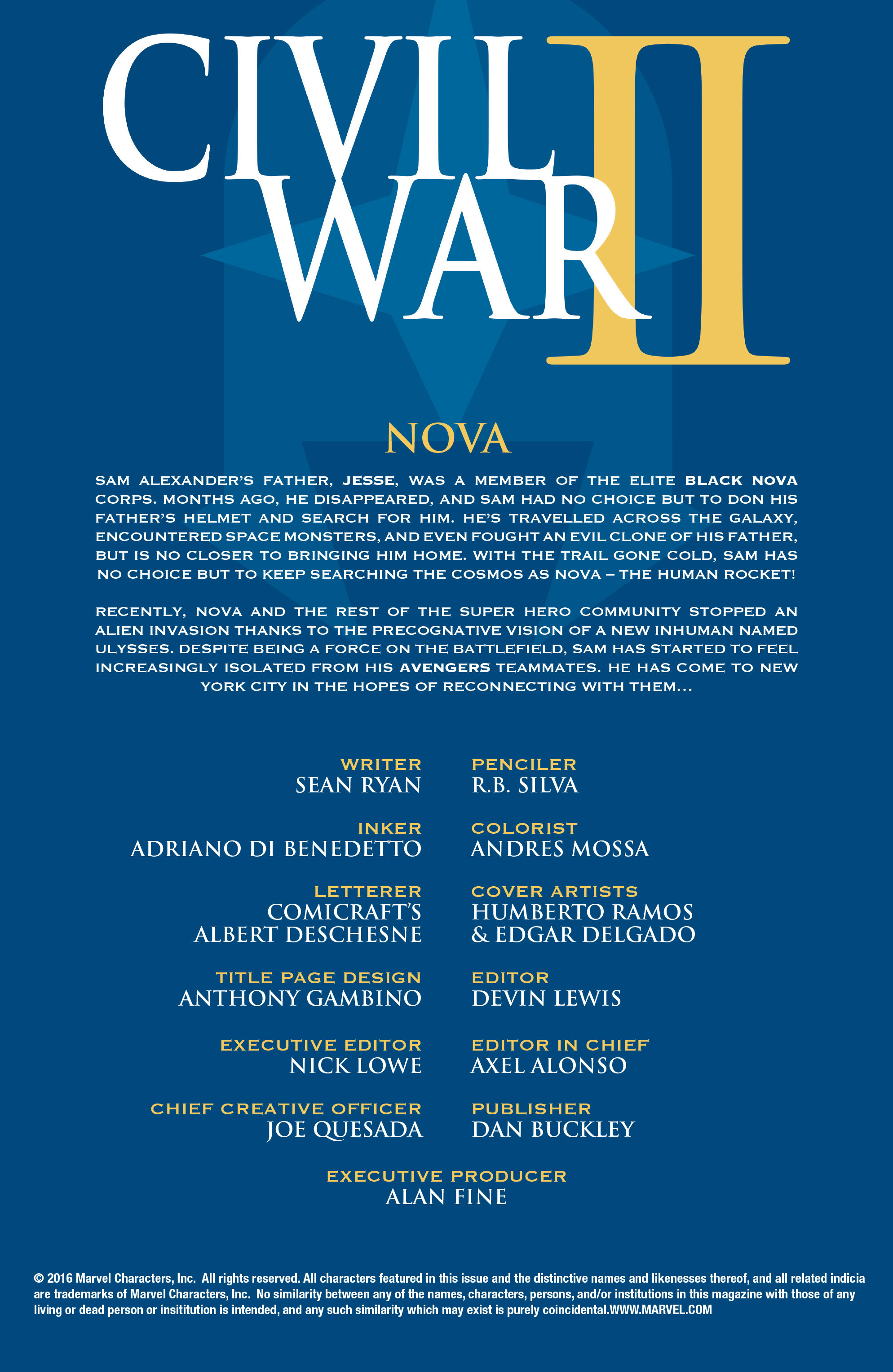 Read online Nova (2016) comic -  Issue #9 - 2