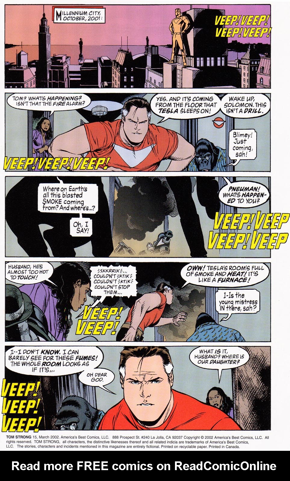 Read online Tom Strong comic -  Issue #15 - 2