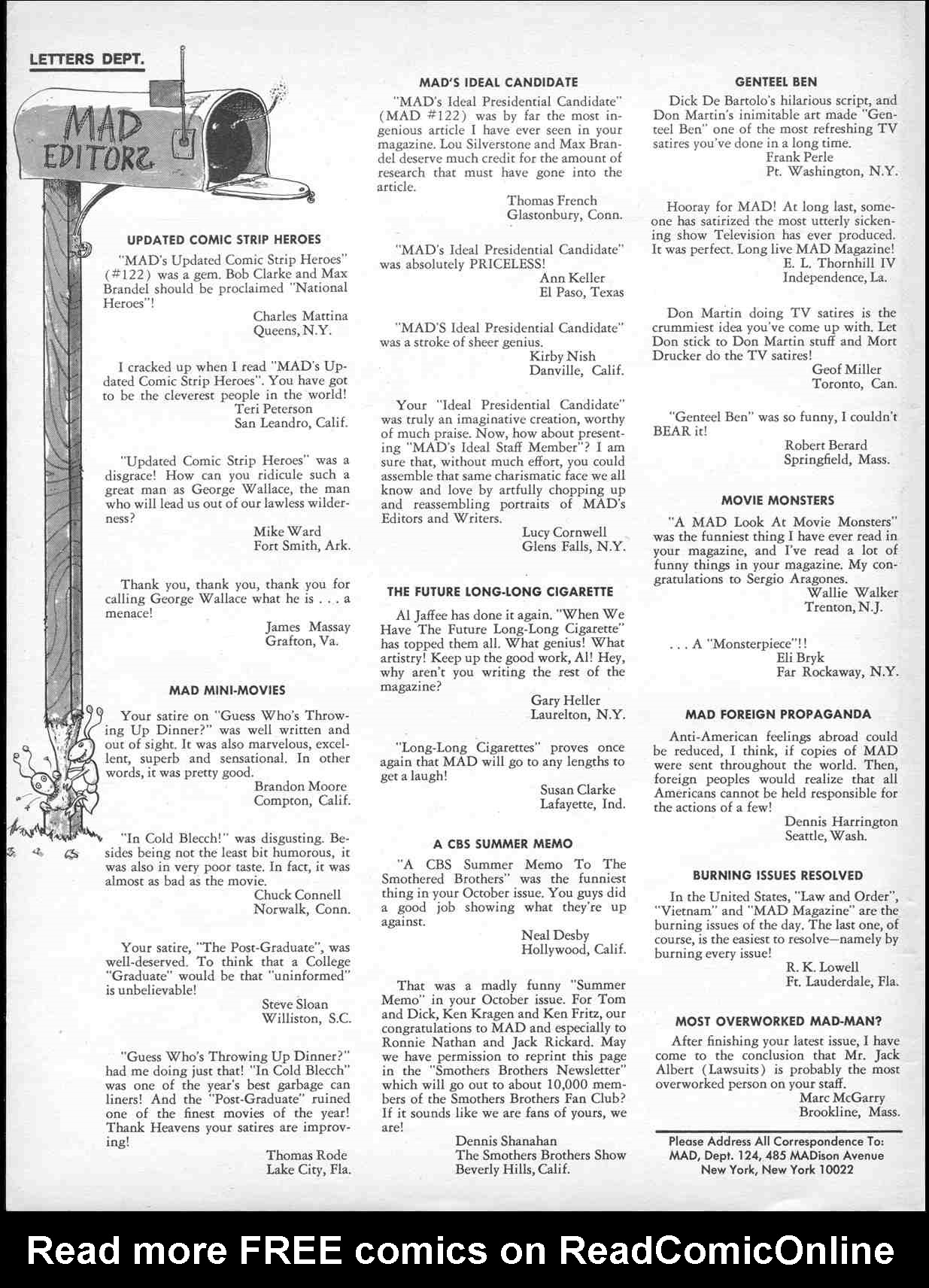 Read online MAD comic -  Issue #124 - 4