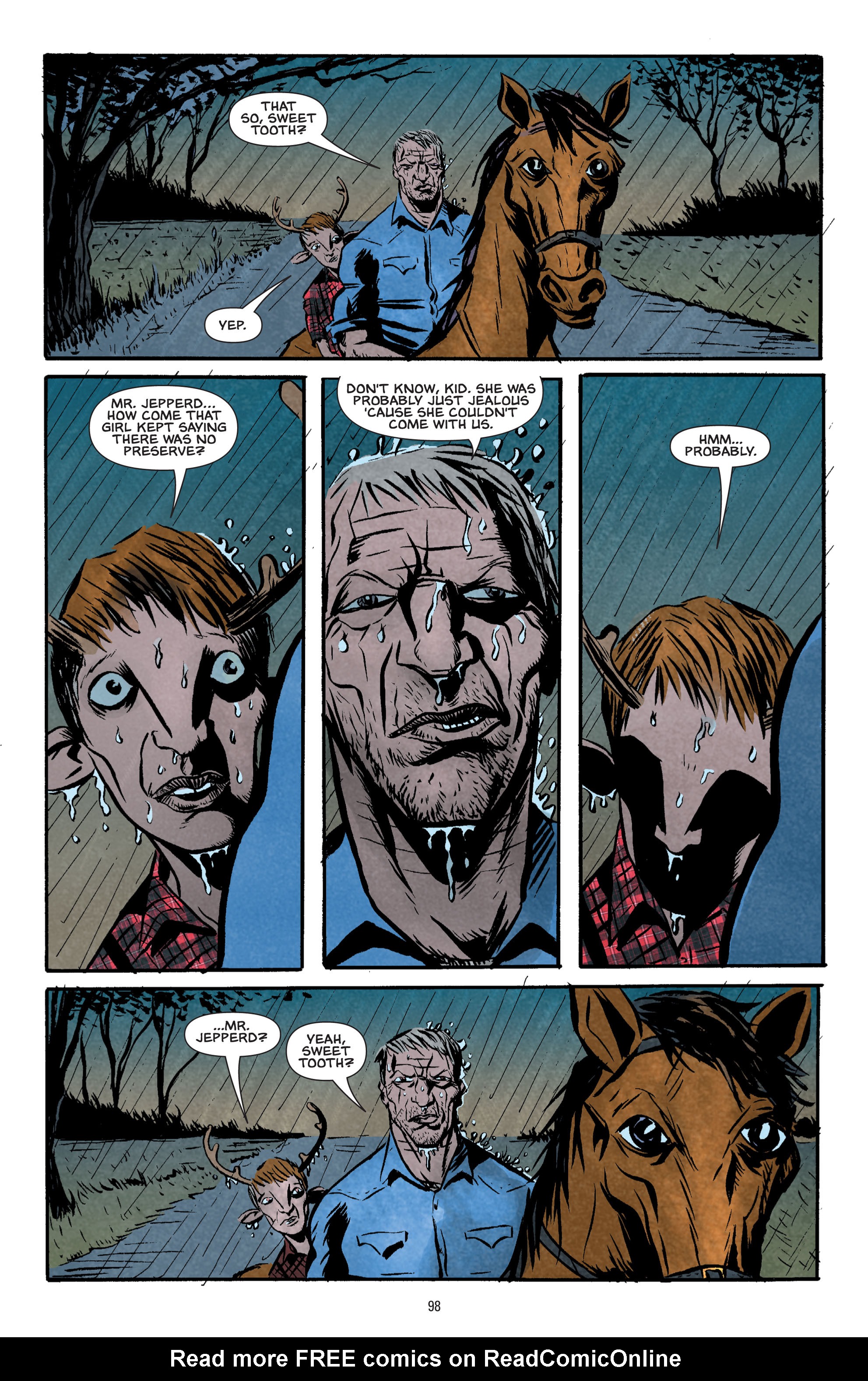 Read online Sweet Tooth: The Deluxe Edition comic -  Issue #1 - 96