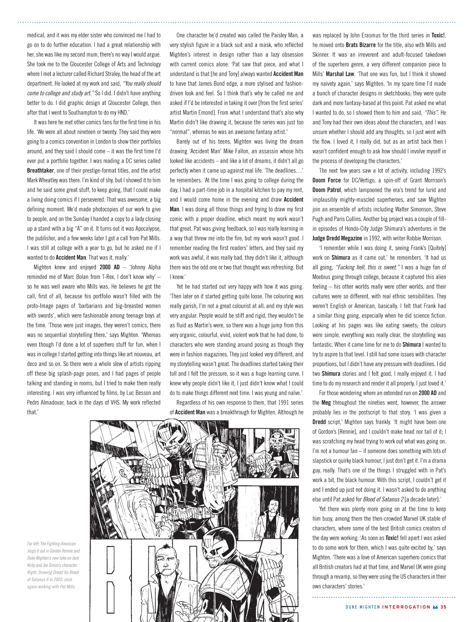 Read online Judge Dredd Megazine (Vol. 5) comic -  Issue #392 - 35