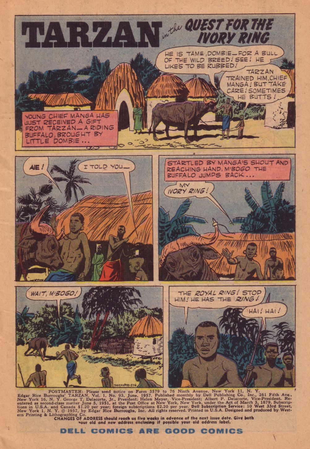 Read online Tarzan (1948) comic -  Issue #93 - 3