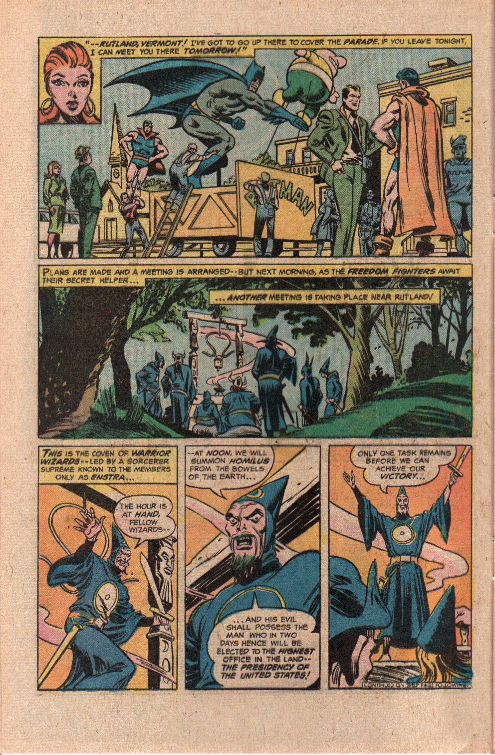 Read online Freedom Fighters (1976) comic -  Issue #6 - 12